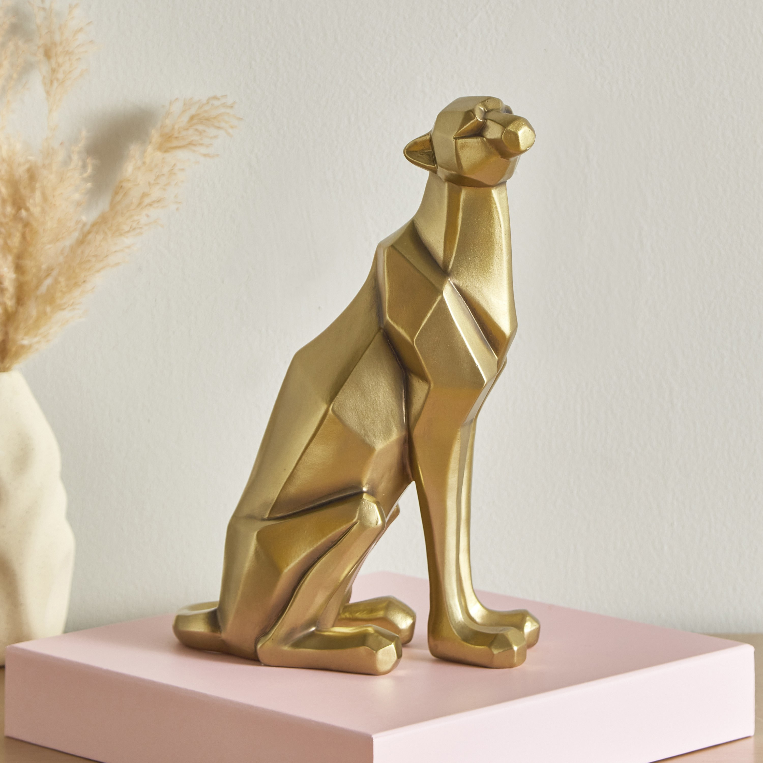 فهد جرافيك بوليريسين من بليست - 21.2x10.5x30 سم-hbxhomeware-homedecor-figurinesandornaments-image-1