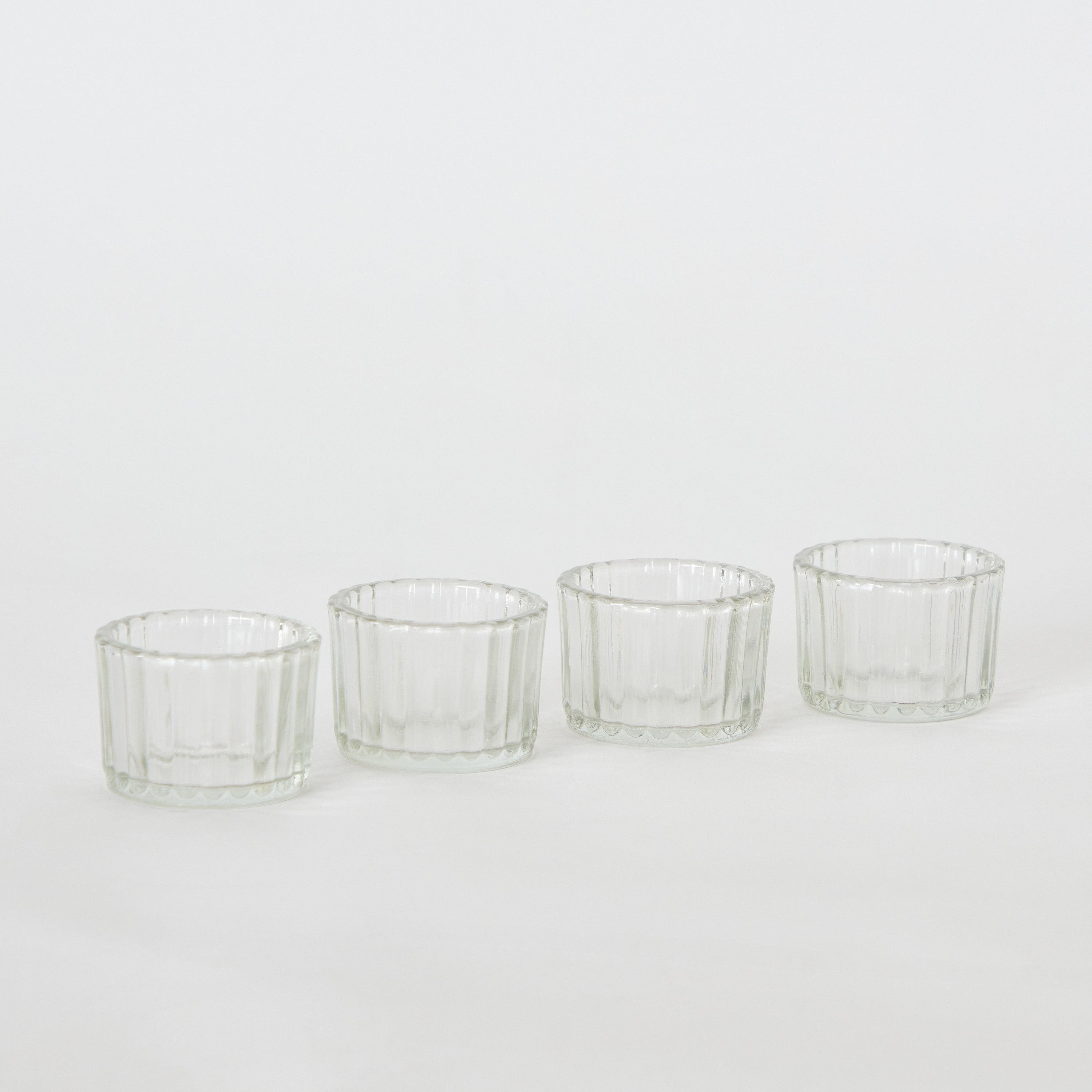 Tria Clear 4-Piece Tealight Holder Set - 5.5x4 cm-PROMO_HB_AE_B2G2_011025-image-6