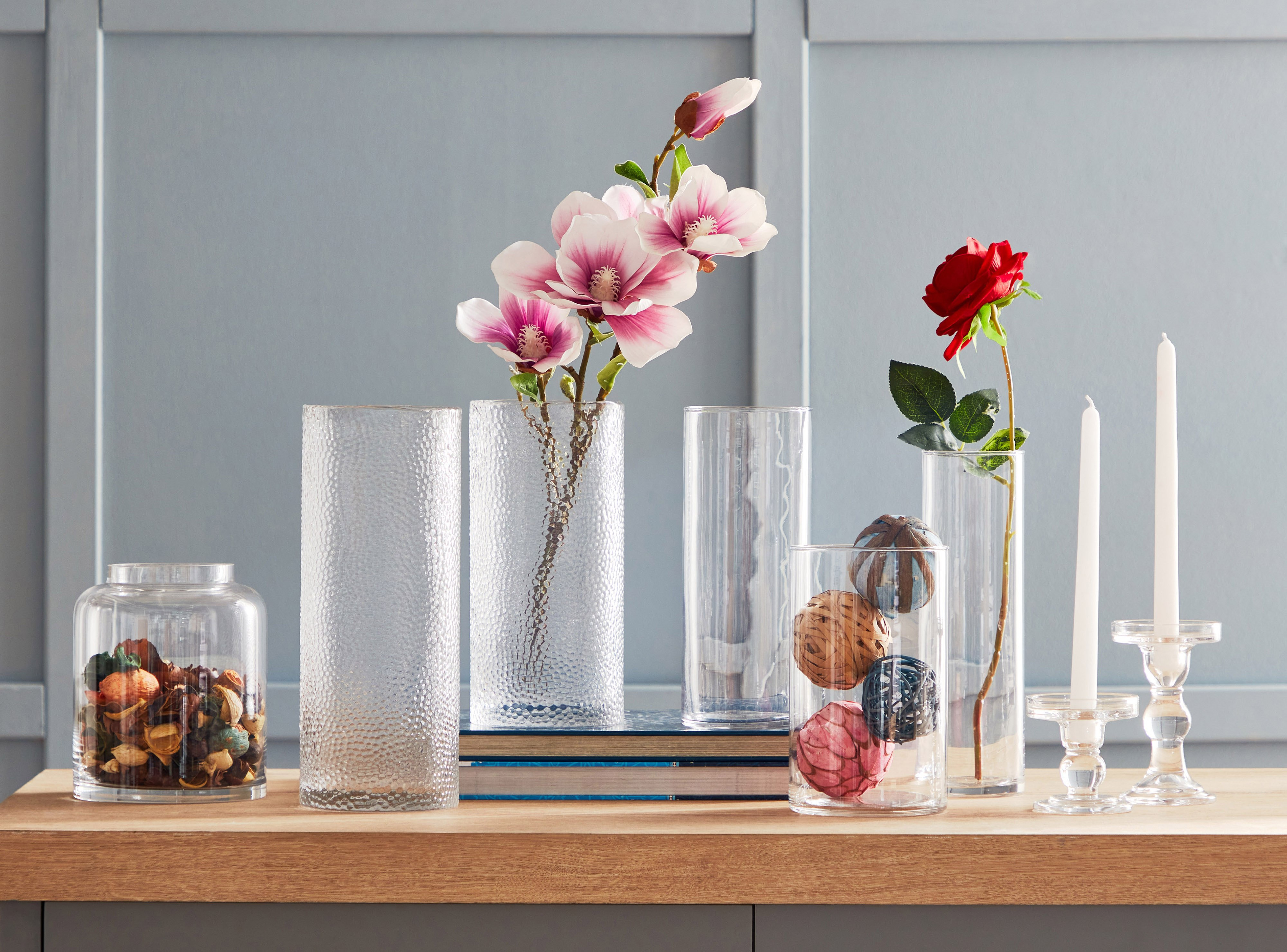 مزهرية زجاج من برايت - 12x25×18 سم-hbxbedroom-decorandaccessories-vases-image-5