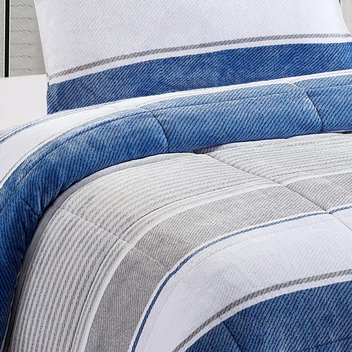 طقم لحاف فلانيل كينج قطعتين بطبعات من بيلفي جيني - 150x220 سم-hbxkidsandyouth-beddingandfurnishings-comfortersets-image-3
