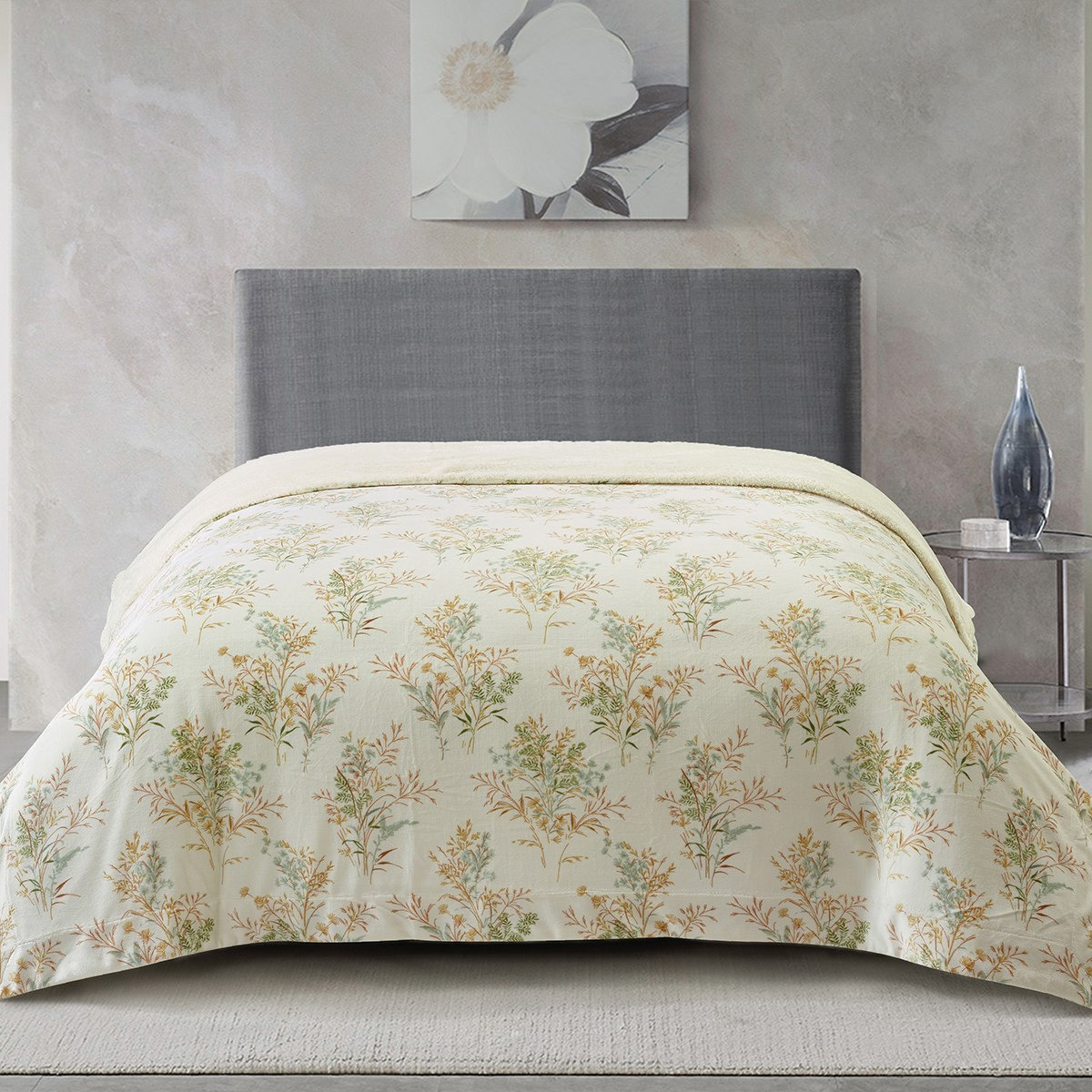 Braxton Yule Printed Flannel Sherpa Twin Blanket - 150x200 cm-hbxhomeware-hbxbedroom-image-2