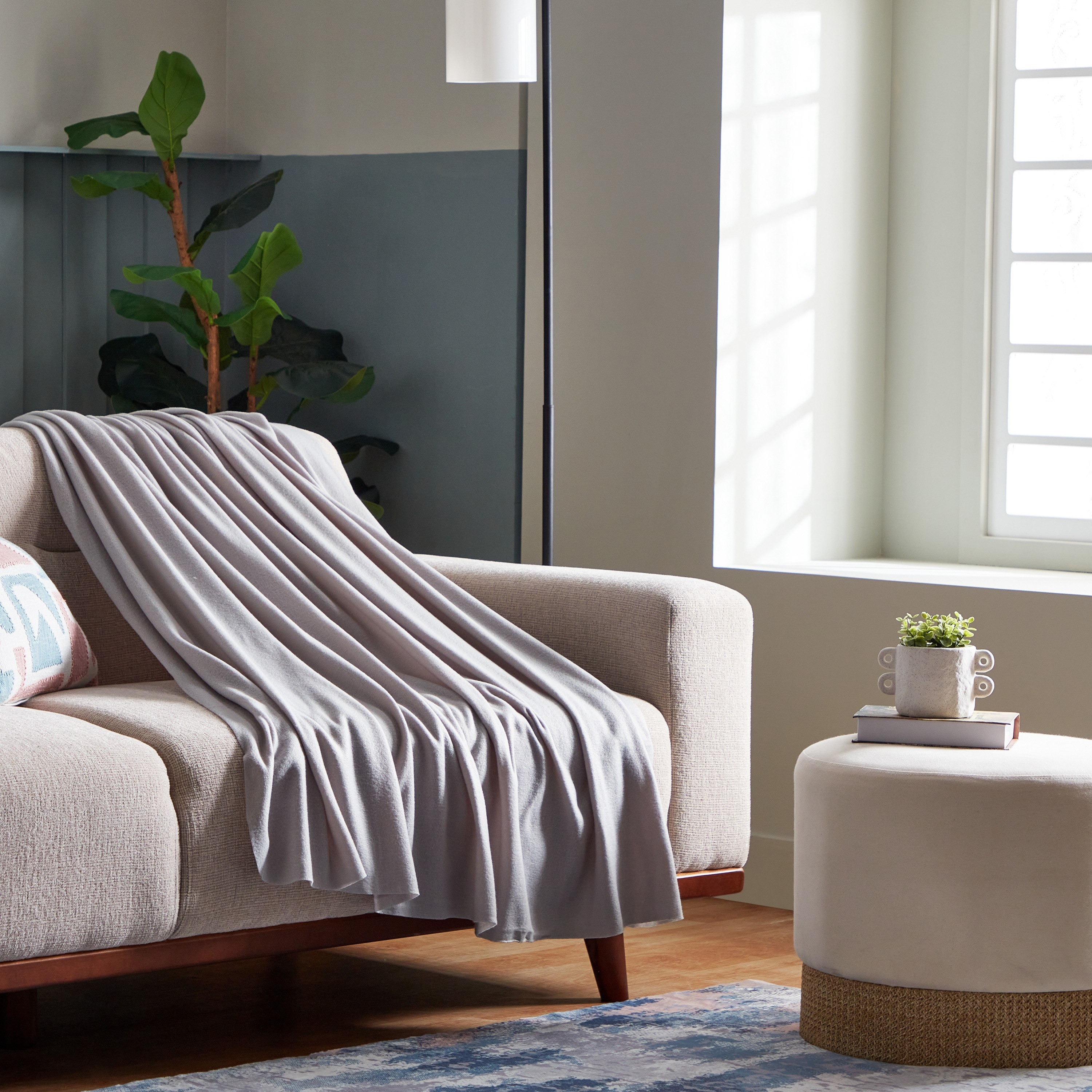 Atlanta Solid Recycled Polar Fleece Twin Blanket - 150x200 cm-hbxhomeware-hbxbedroom-image-5