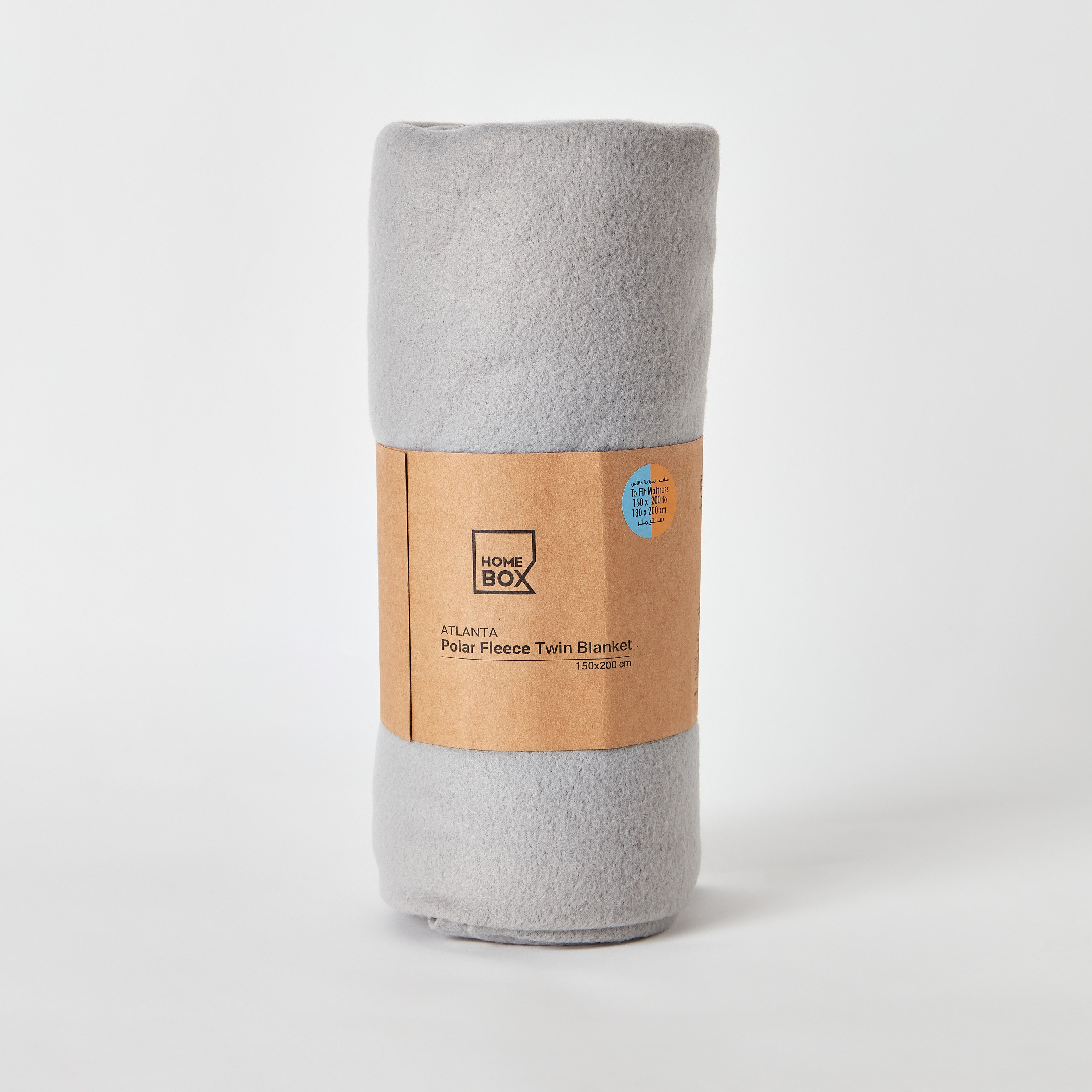 Atlanta Solid Recycled Polar Fleece Twin Blanket - 150x200 cm-hbxhomeware-hbxbedroom-image-7