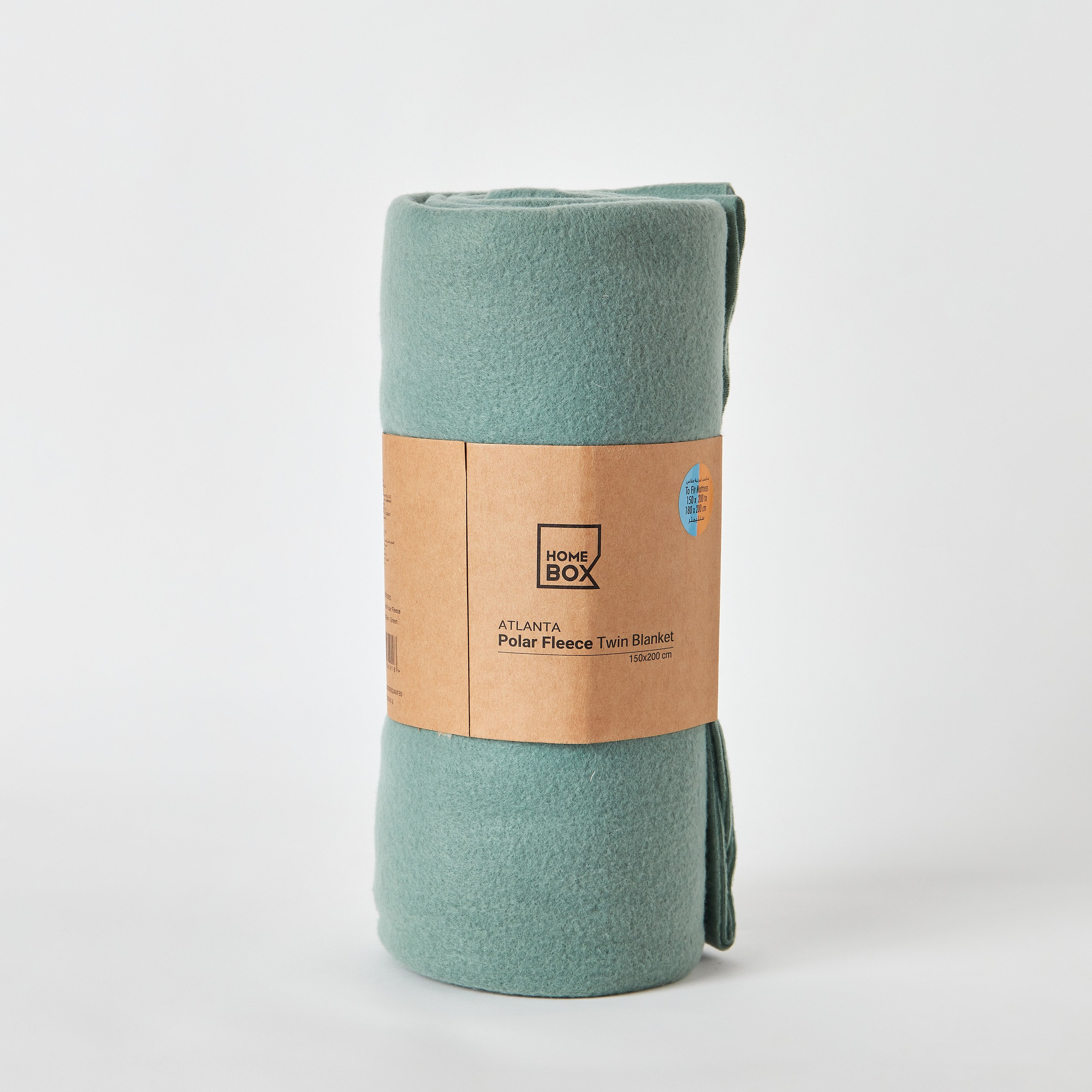 Atlanta Solid Recycled Polar Fleece Twin Blanket - 150x200 cm-hbxhomeware-hbxbedroom-image-7