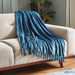 Lavish Embossed Solid Flannel Embossed Throw - 130x180 cm-Throws-thumbnail-0
