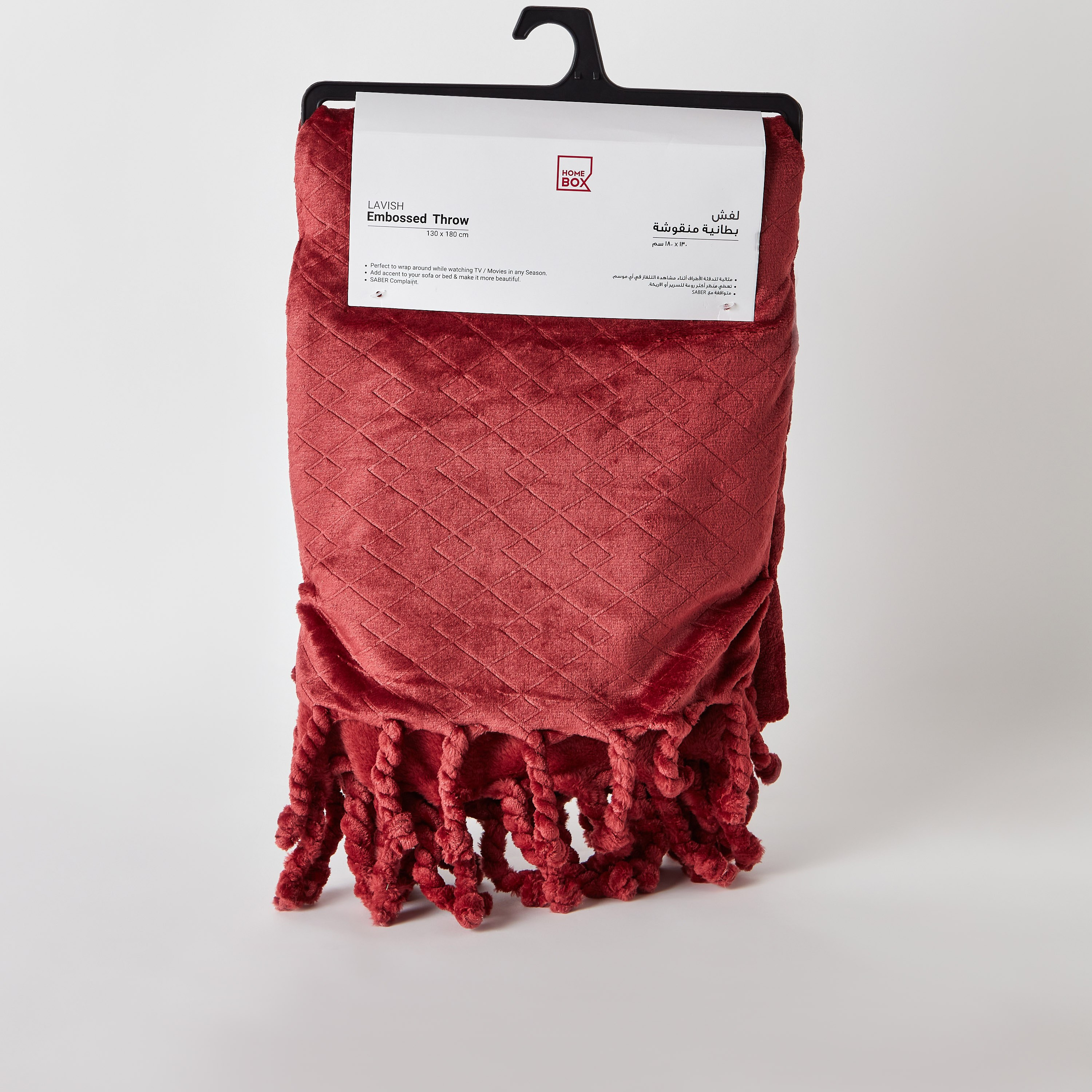Lavish Embossed Solid Flannel Embossed Throw - 130x180 cm-hbxhomeware-hbxbedroom-image-7