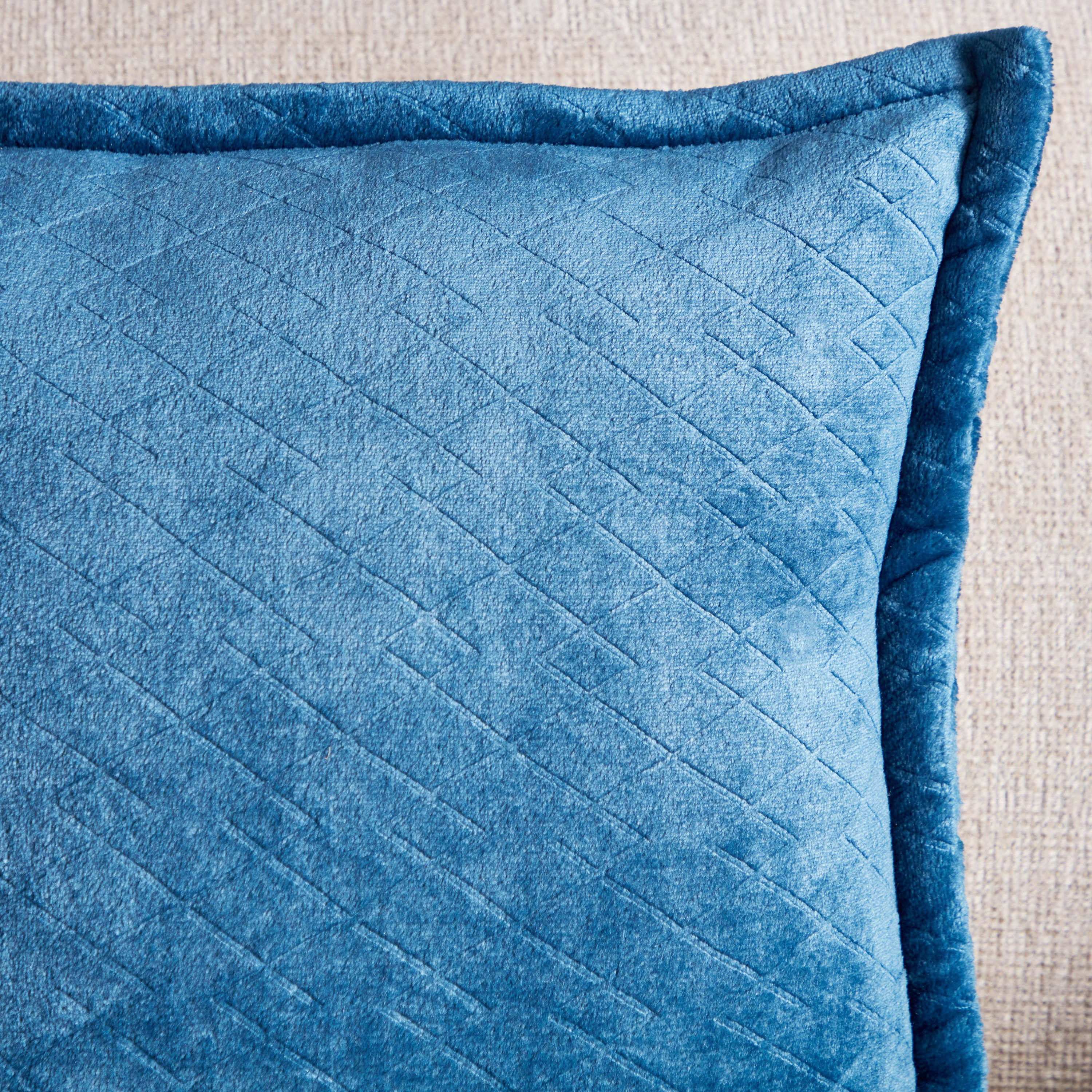 غطاء وسادة فلانيل منقوش سادة من لافيش - 45x45سم-hbxhomeware-cushionsandcovers-cushioncovers-image-2