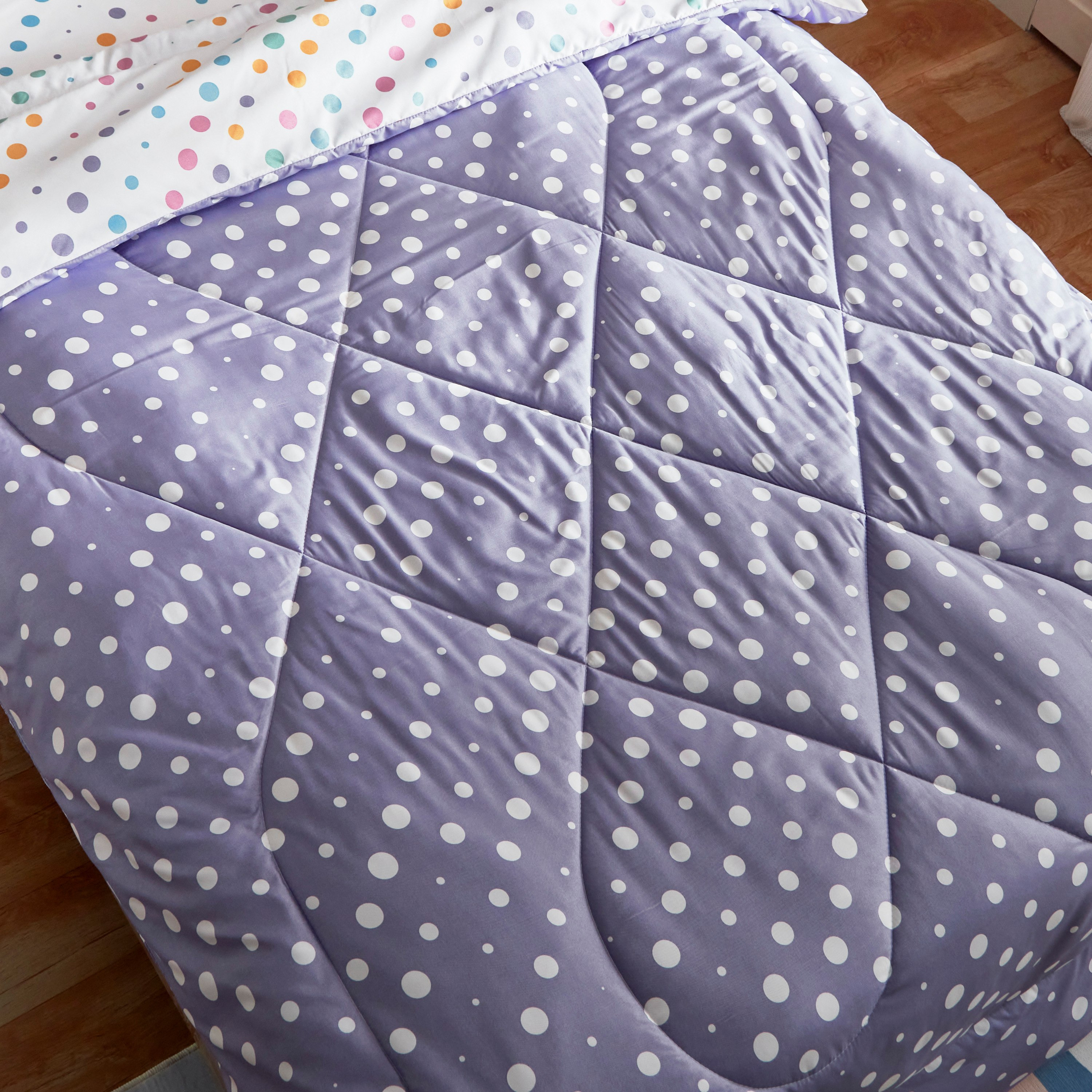 لحاف مزدوج ألياف دقيقة منقّط من نورا - 160x220 سم-hbxhomeware-hbxkidsandyouth-image-5