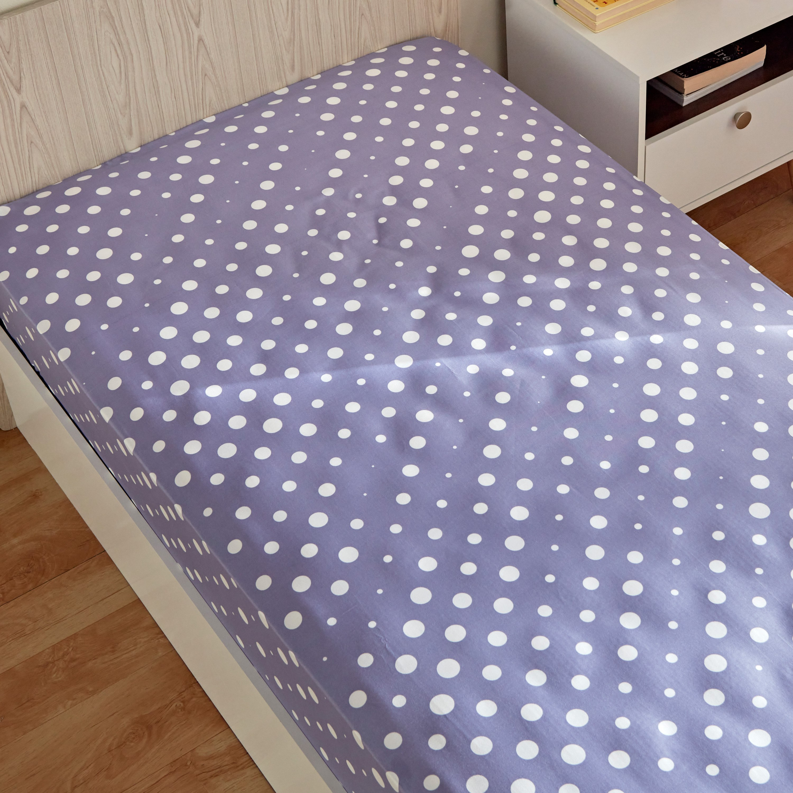 شرشف مطاطي فردي من الألياف الدقيقة من نورا - 90x190+25 سم-hbxhomeware-bedding-fittedsheets-image-3