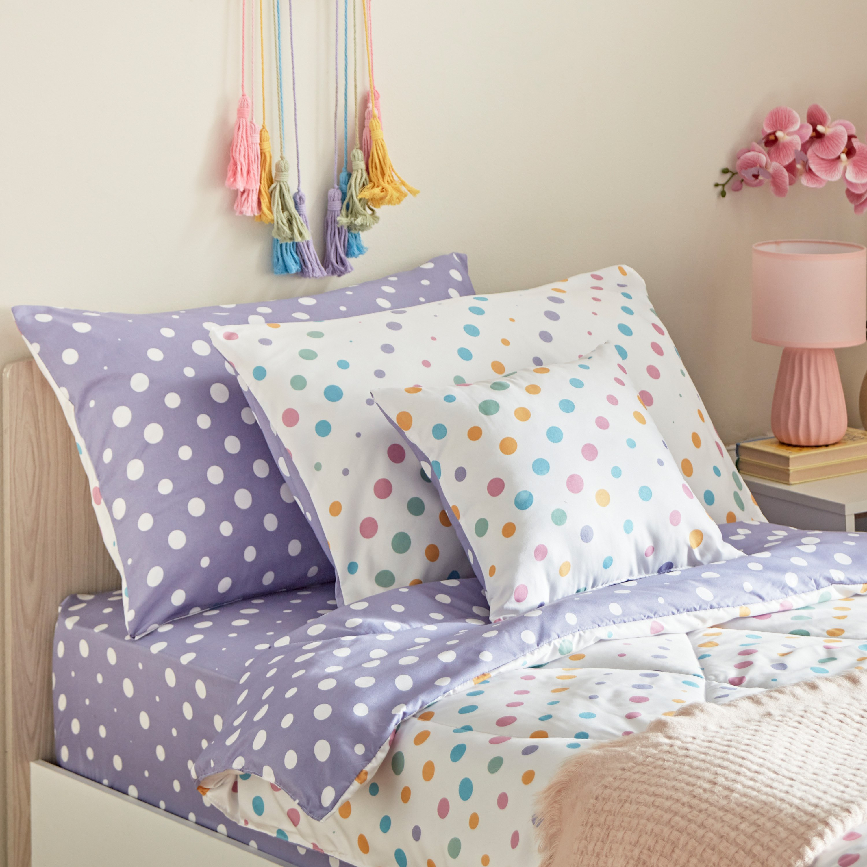 طقم غطاء وسادة منقط ألياف دقيقة قطعتين من نورا - 50x75 سم-hbxhomeware-hbxkidsandyouth-image-6