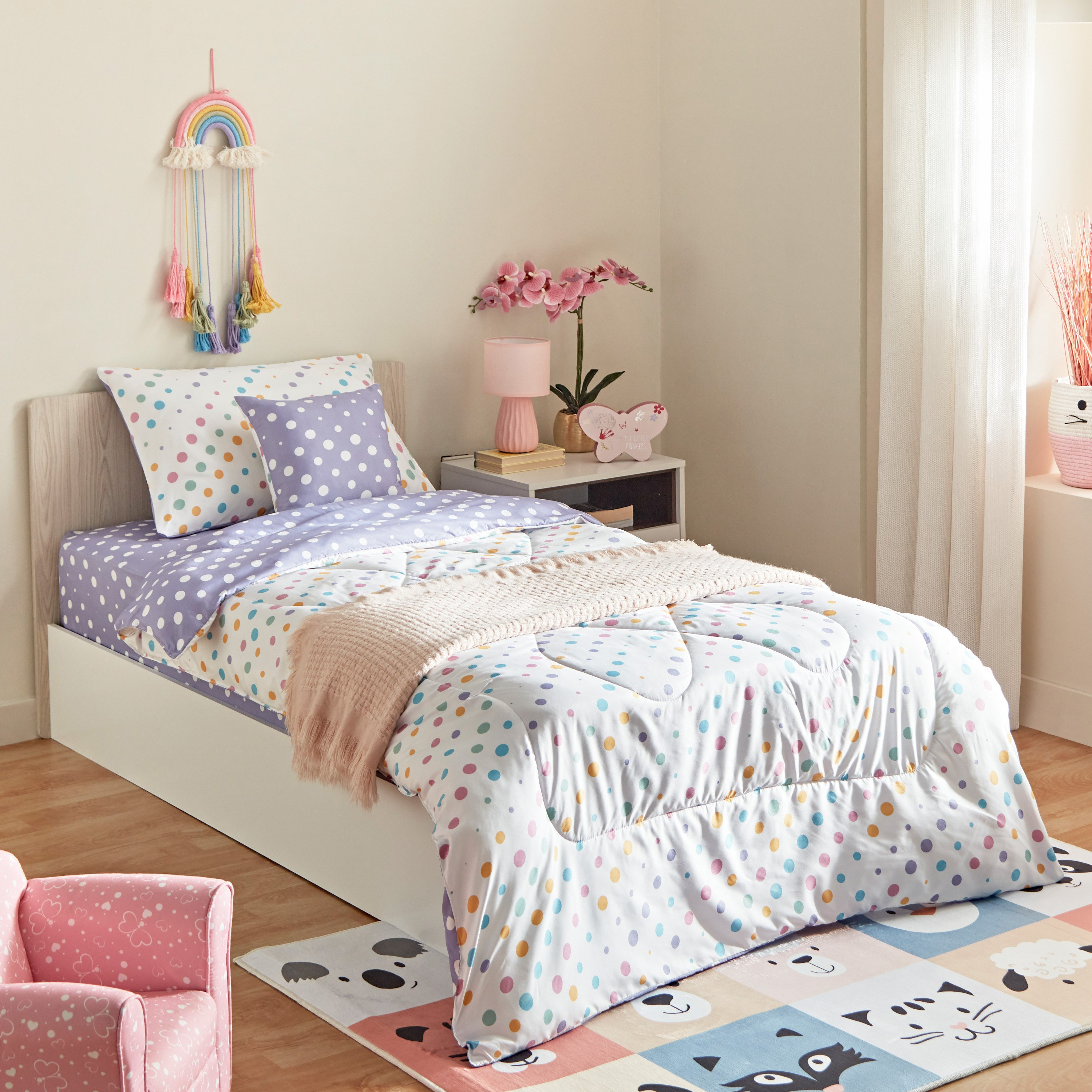 طقم غطاء وسادة منقط ألياف دقيقة قطعتين من نورا - 50x75 سم-hbxhomeware-hbxkidsandyouth-image-7
