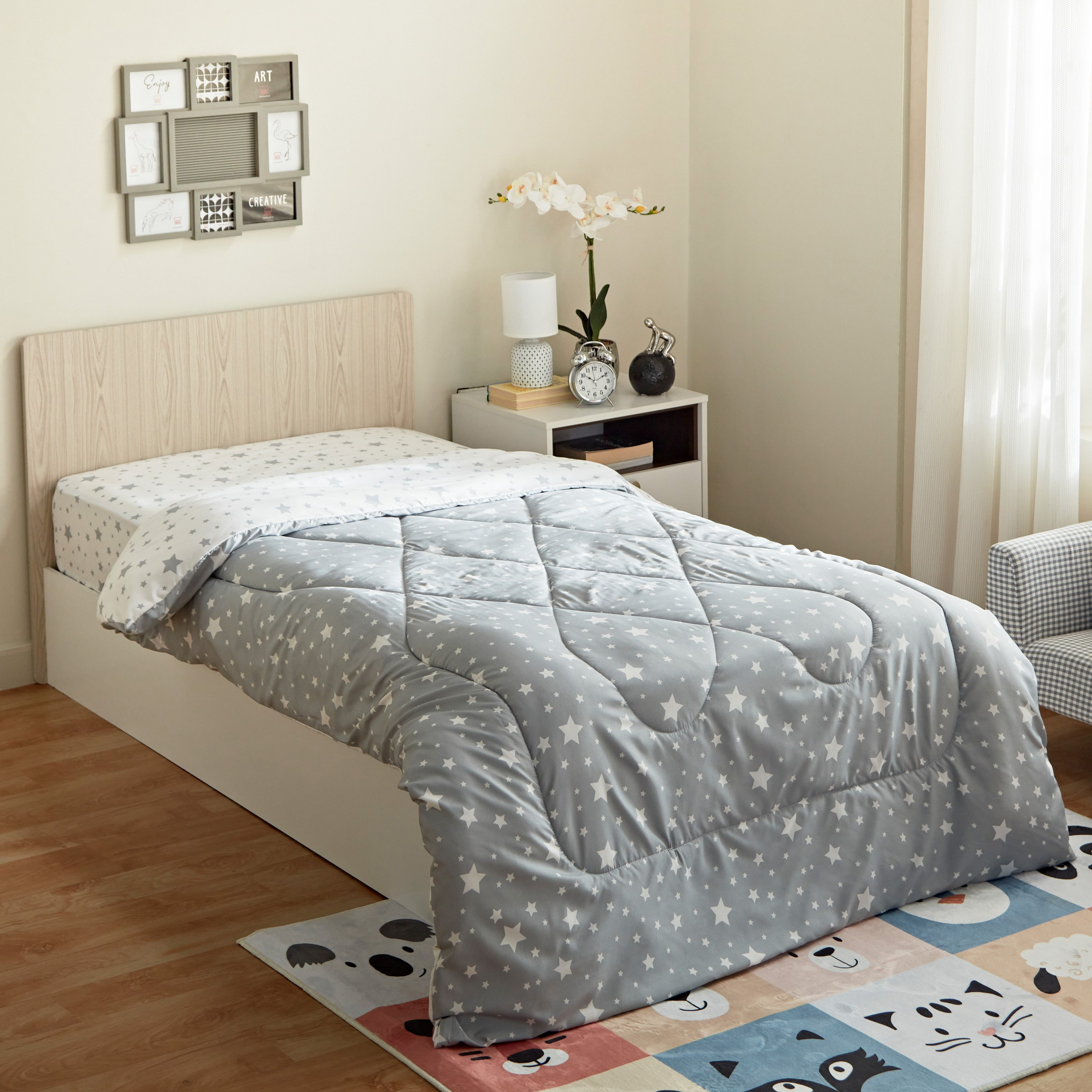 لحاف فردي من الألياف الدقيقة ويفز من نورا - 135x220 سم-hbxhomeware-hbxkidsandyouth-image-1