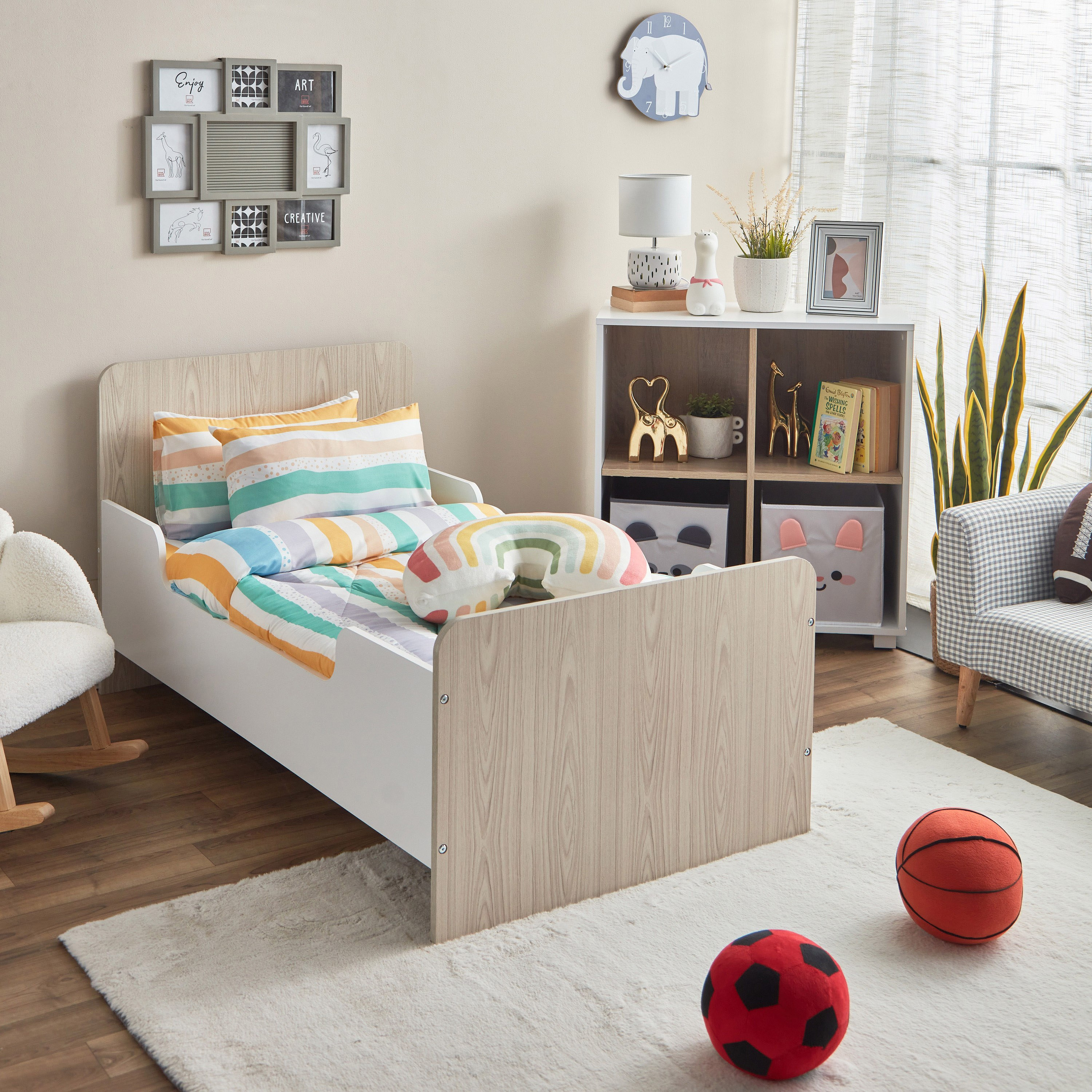 لحاف مع شرشف مطاطي وغطاء وسادة للأطفال من الألياف الدقيقة من نورا - 100x150 سم-hbxhomeware-hbxkidsandyouth-image-10