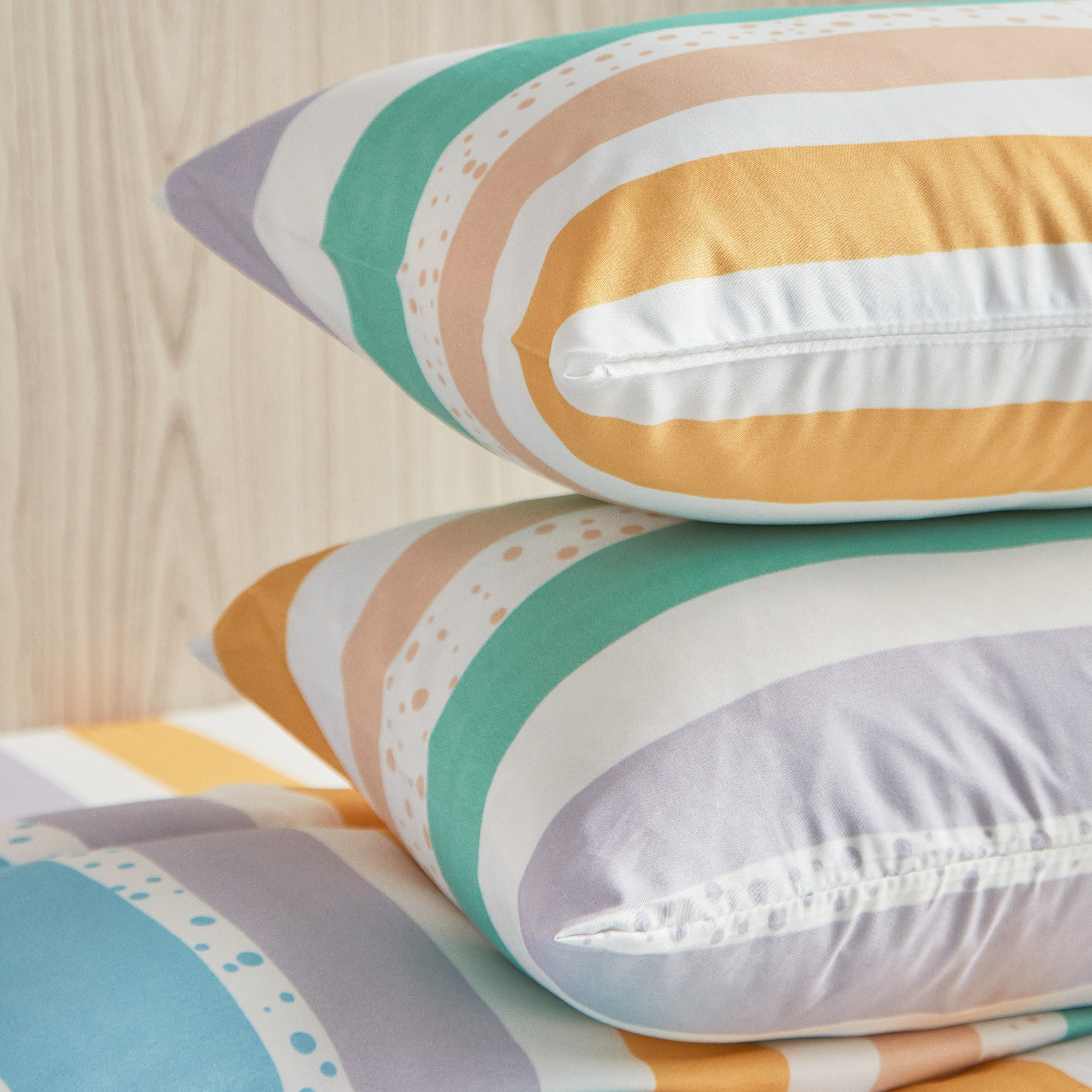لحاف مع شرشف مطاطي وغطاء وسادة للأطفال من الألياف الدقيقة من نورا - 100x150 سم-hbxhomeware-hbxkidsandyouth-image-6