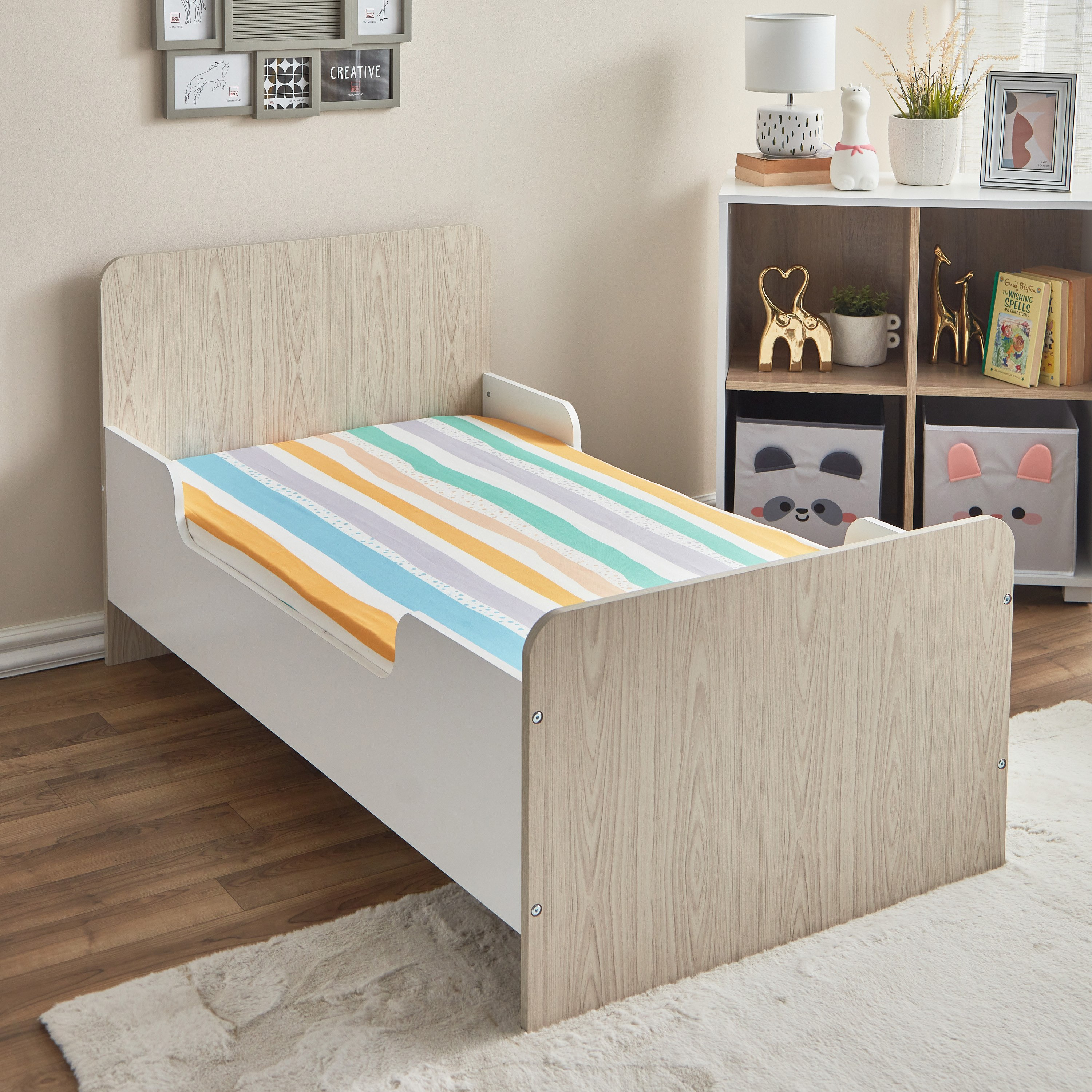 لحاف مع شرشف مطاطي وغطاء وسادة للأطفال من الألياف الدقيقة من نورا - 100x150 سم-hbxhomeware-hbxkidsandyouth-image-8