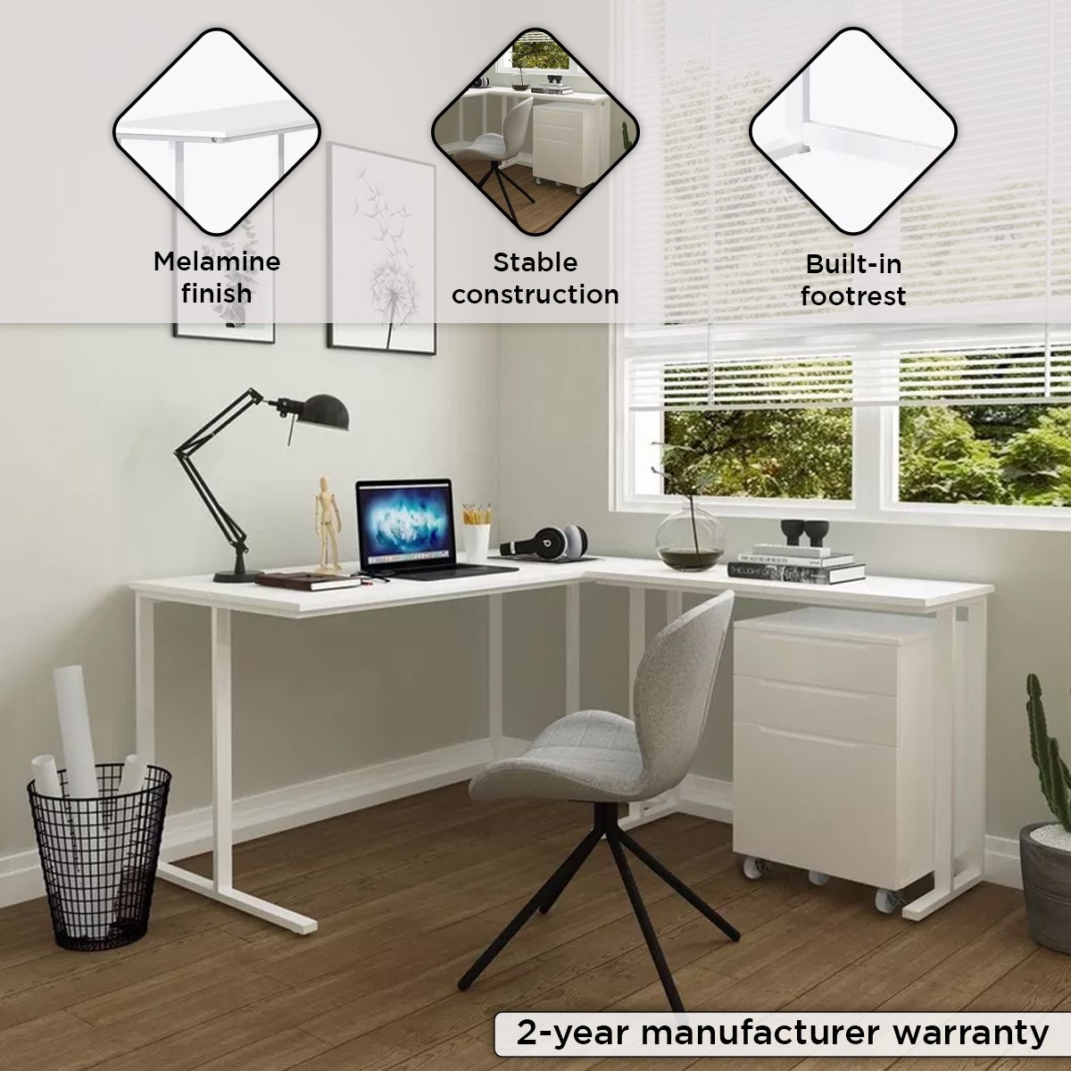 مكتب دراسة صغير عالي اللمعان من نورويتش-hbxfurniture-office-desks-image-6
