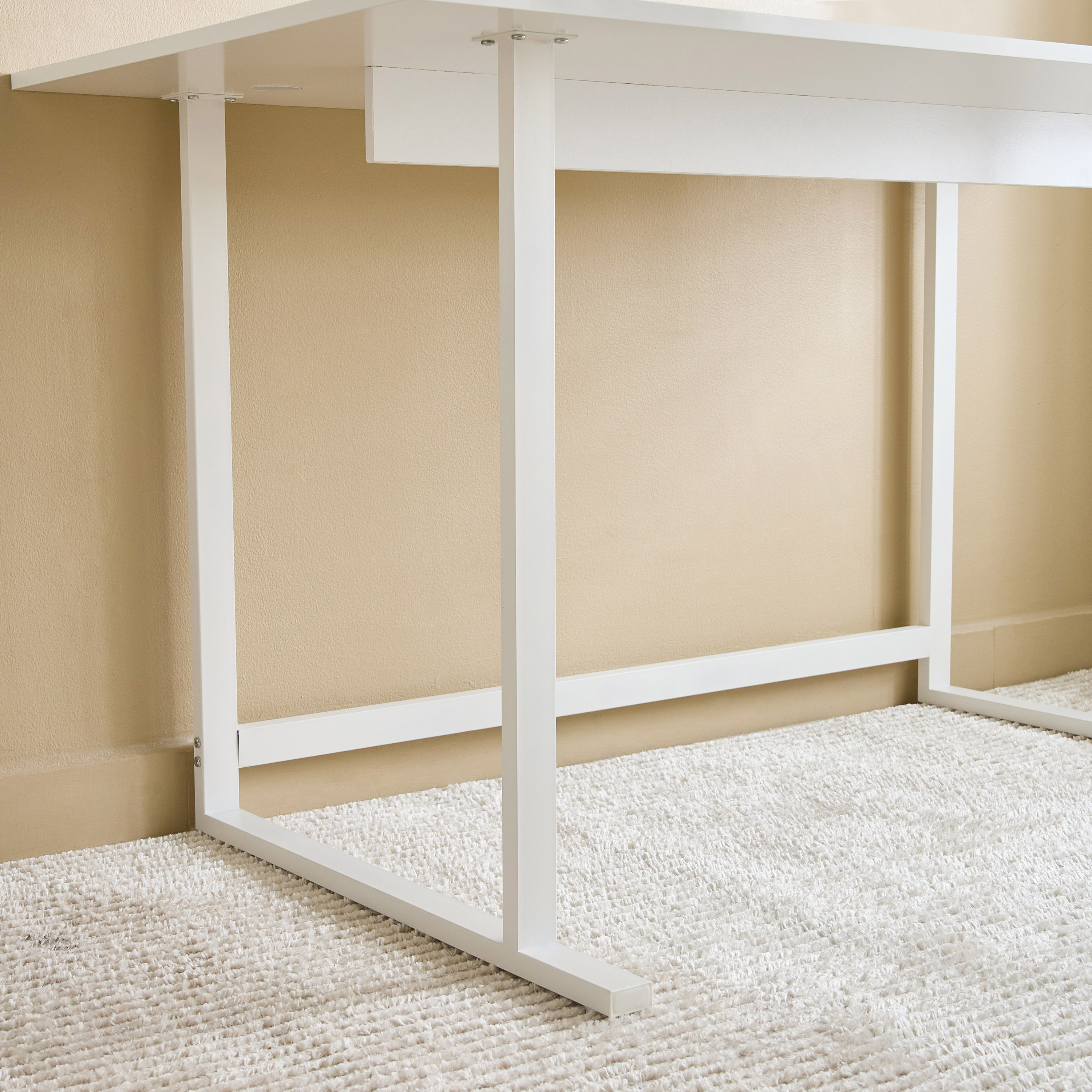 Norwich Large High Gloss Study Desk -hbxfurniture-office-desks-image-5