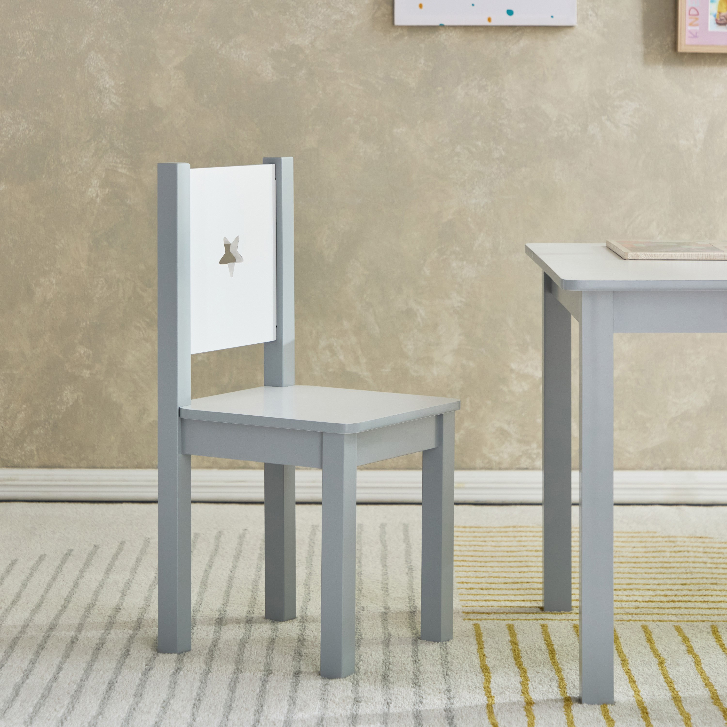 Vanilla Starry Kids' 2-Seater Table Set-hbxfurniture-office-desks-image-6