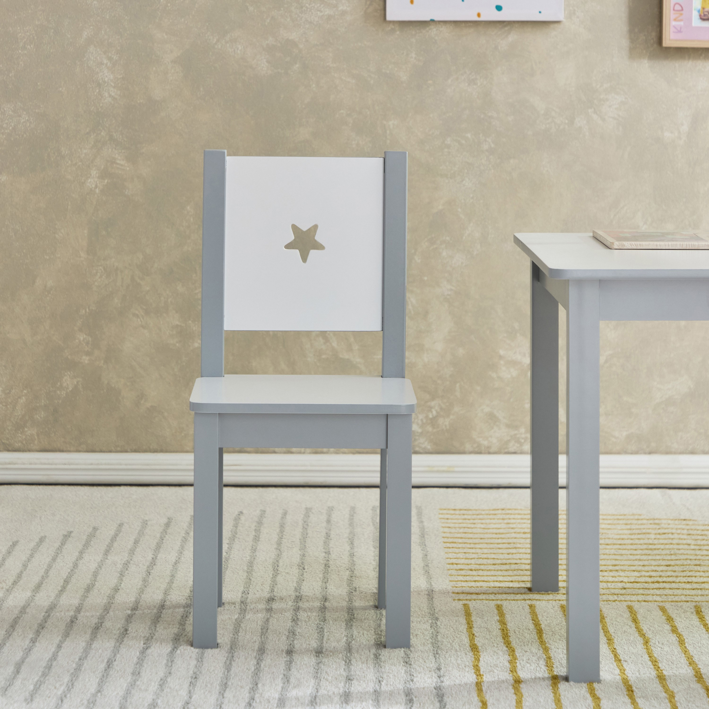 Vanilla Starry Kids' 2-Seater Table Set-hbxfurniture-office-desks-image-7