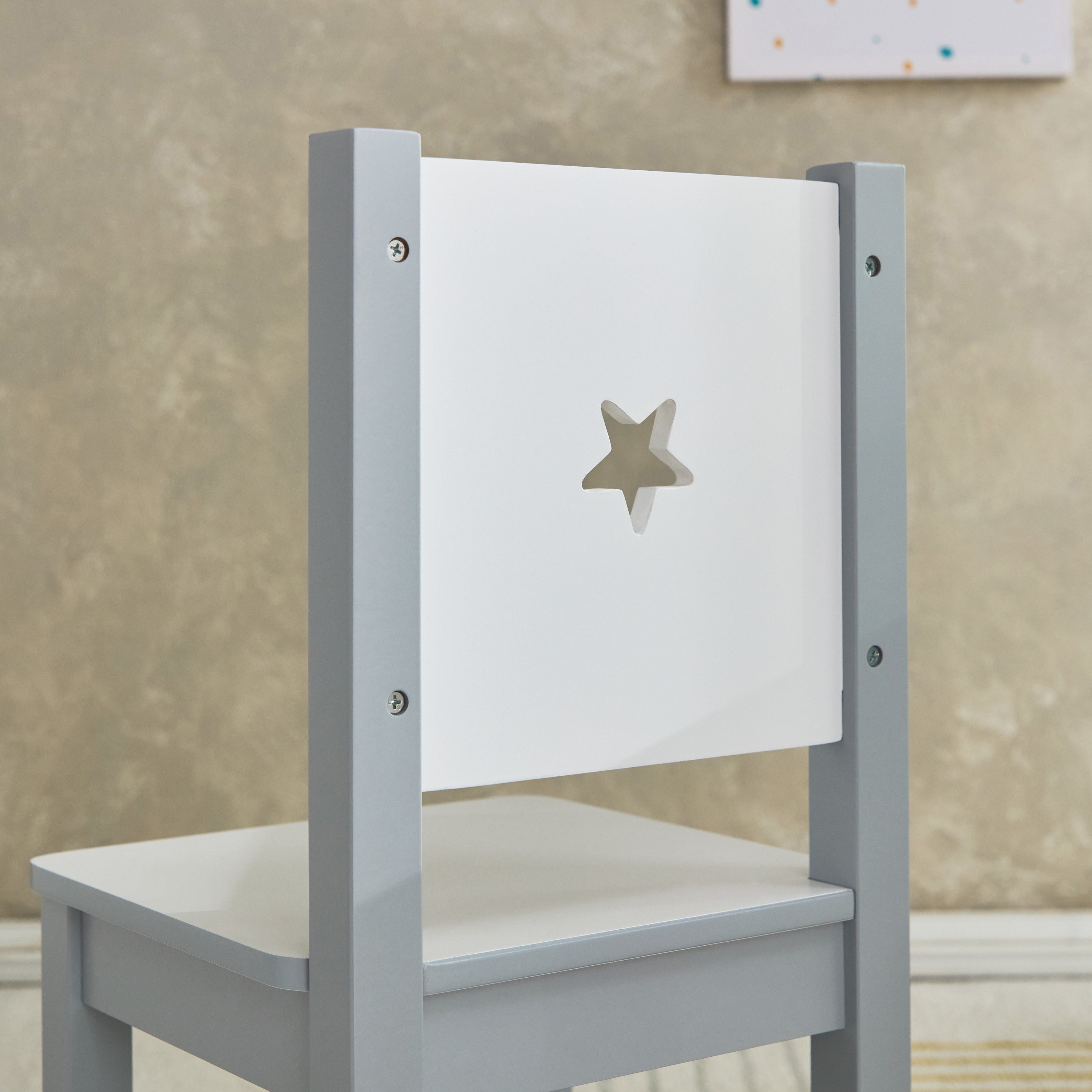 Vanilla Starry Kids' 2-Seater Table Set-hbxfurniture-office-desks-image-8