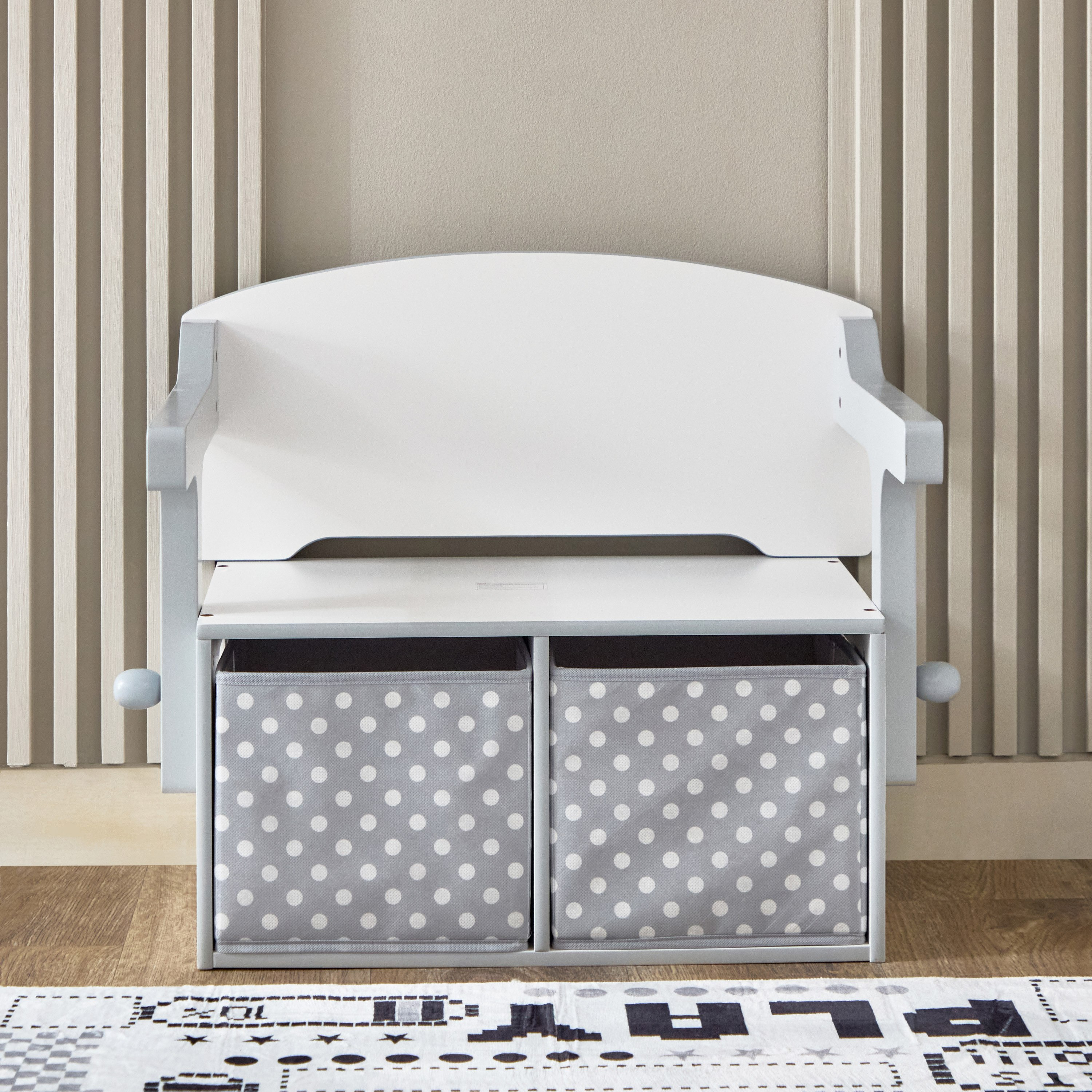 Vanilla Convertible Kids Toy Storage with Bench-hbxfurniture-office-desks-image-2