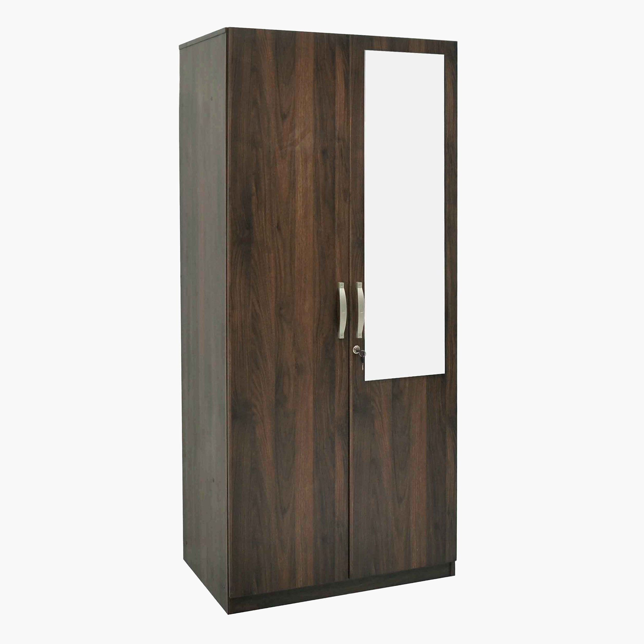Kulltorp Plus 2-Door Wardrobe with Mirror and Lock-hbxfurniture-wardrobes-image-2