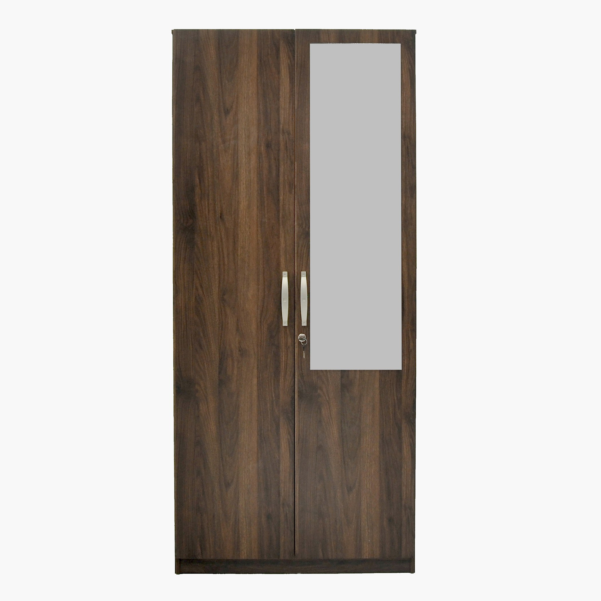 Kulltorp Plus 2-Door Wardrobe with Mirror and Lock-hbxfurniture-wardrobes-image-3