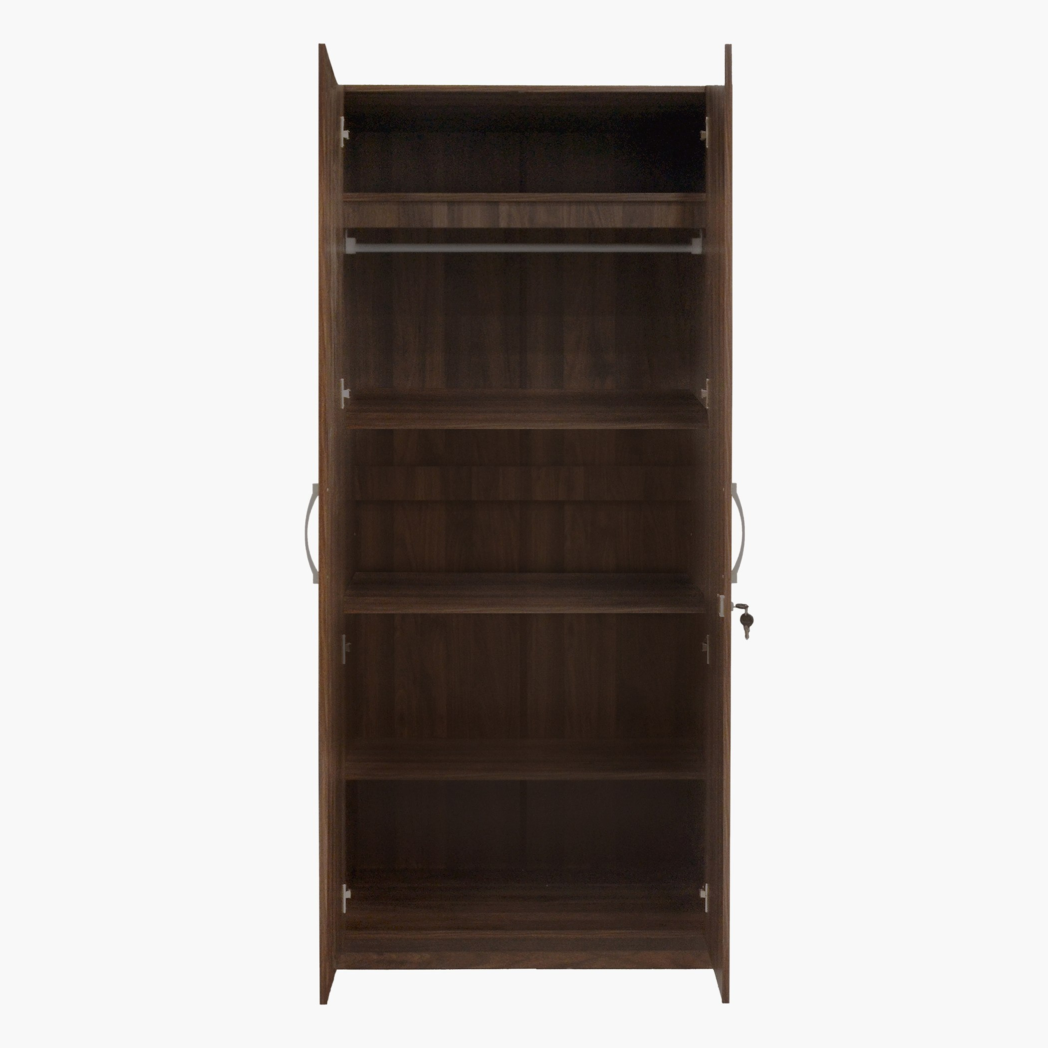 Kulltorp Plus 2-Door Wardrobe with Mirror and Lock-hbxfurniture-wardrobes-image-4