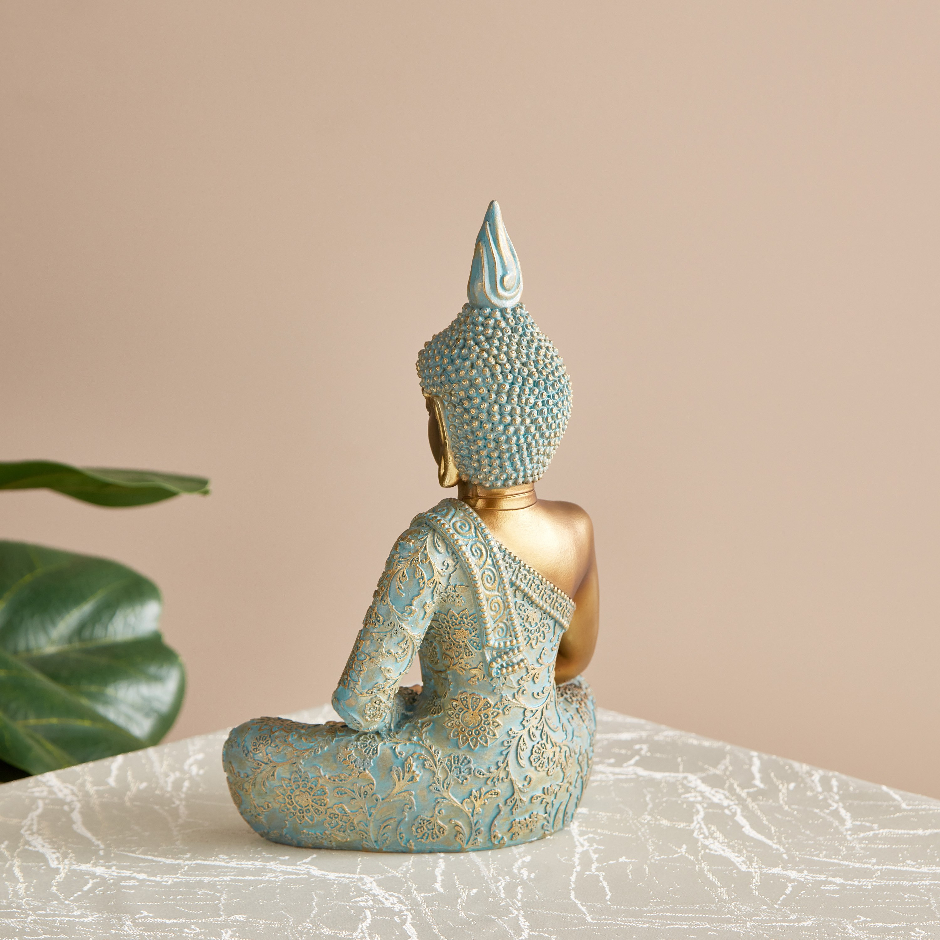 تمثال بوذا جالس من سيم - 17.8x9.8x25.8 سم-hbxhomeware-homedecor-figurinesandornaments-image-2