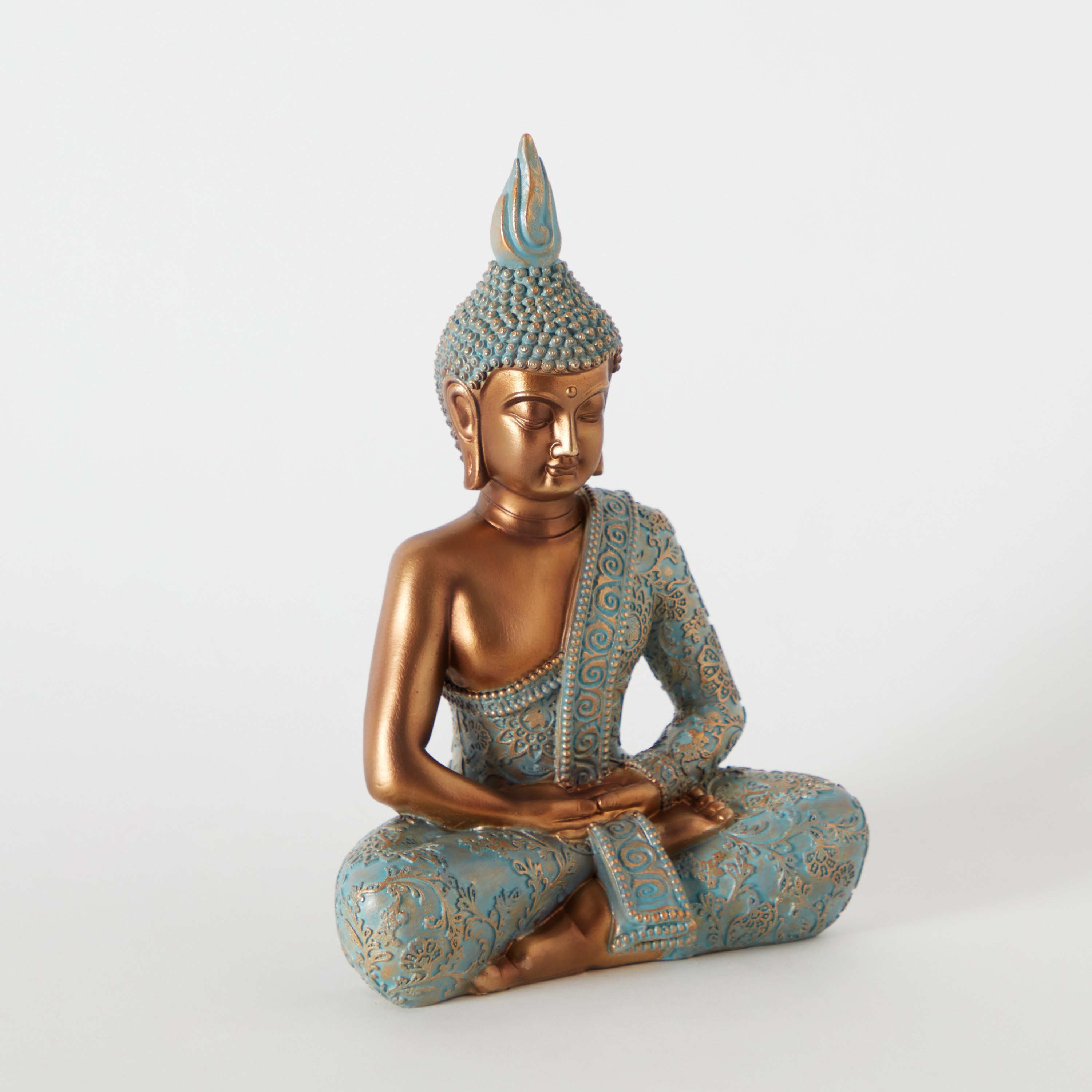 تمثال بوذا جالس من سيم - 17.8x9.8x25.8 سم-hbxhomeware-homedecor-figurinesandornaments-image-6
