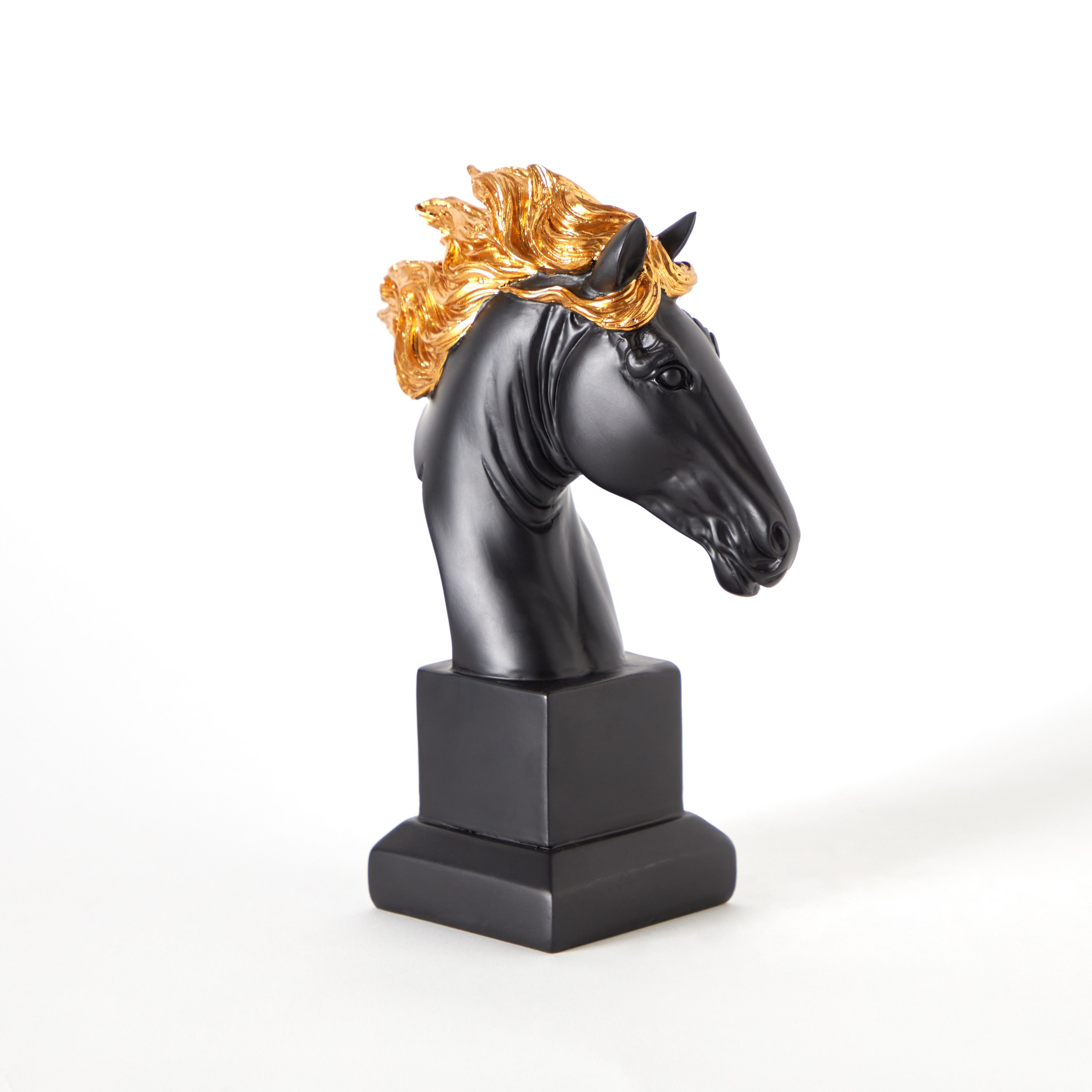 رأس حصان بوليريسين من سيم - 19x17x27 سم-hbxhomeware-homedecor-figurinesandornaments-image-6