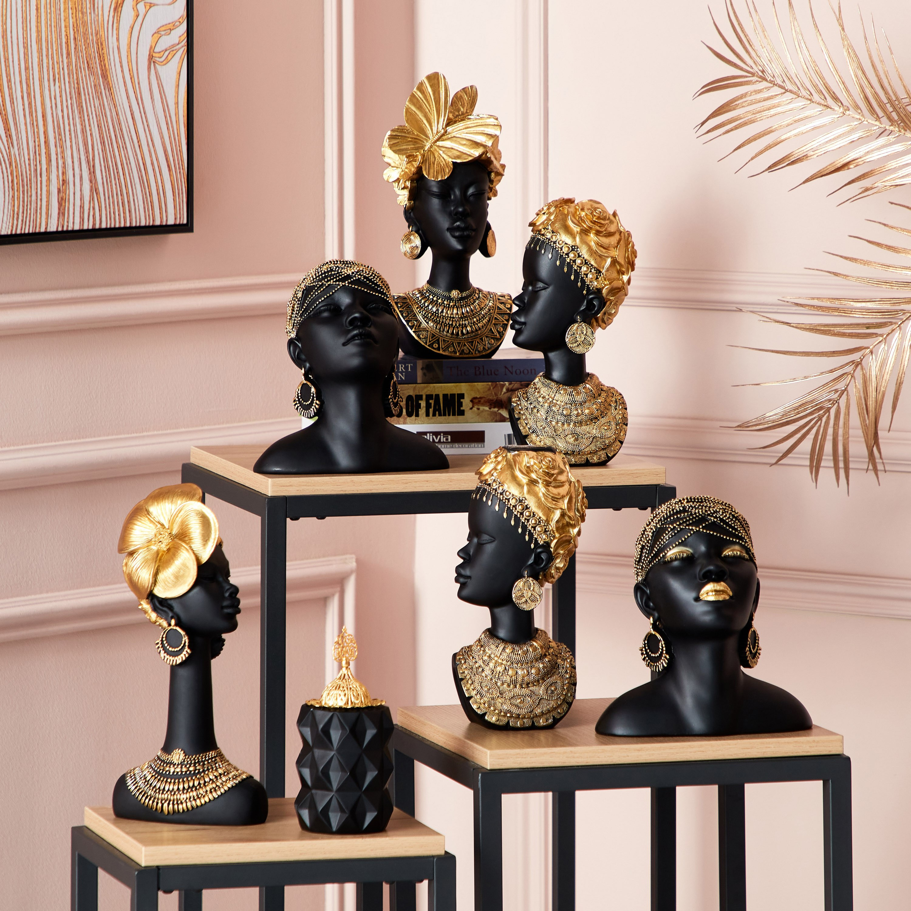 تمثال صدر فراشة مع اكسسوارات من سيم - 13x13x28 سم-hbxhomeware-homedecor-figurinesandornaments-image-6