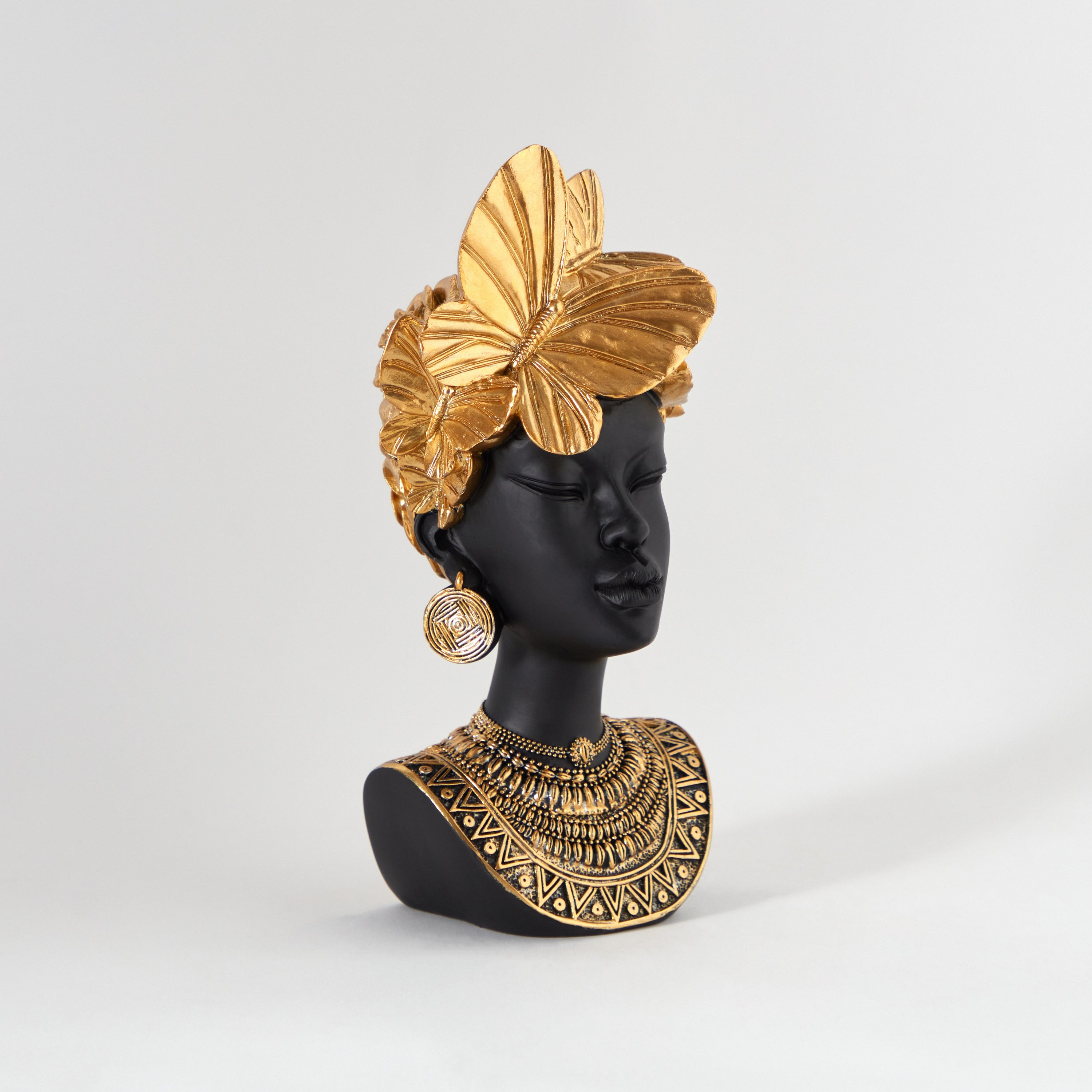 تمثال صدر فراشة مع اكسسوارات من سيم - 13x13x28 سم-hbxhomeware-homedecor-figurinesandornaments-image-7