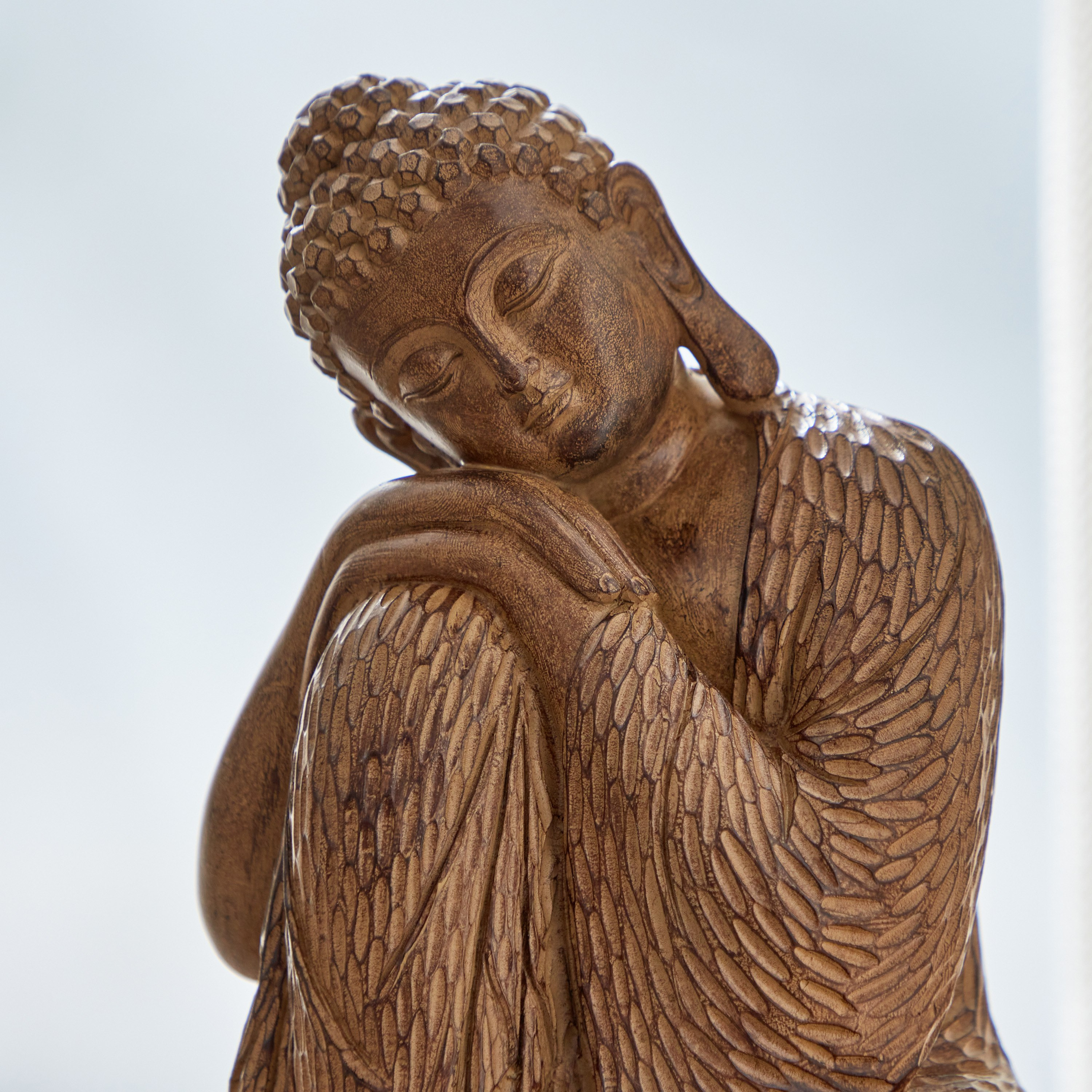 تمثال بوذا بوليريسين من سيم - 16.5x16x21 سم-hbxhomeware-homedecor-figurinesandornaments-image-4