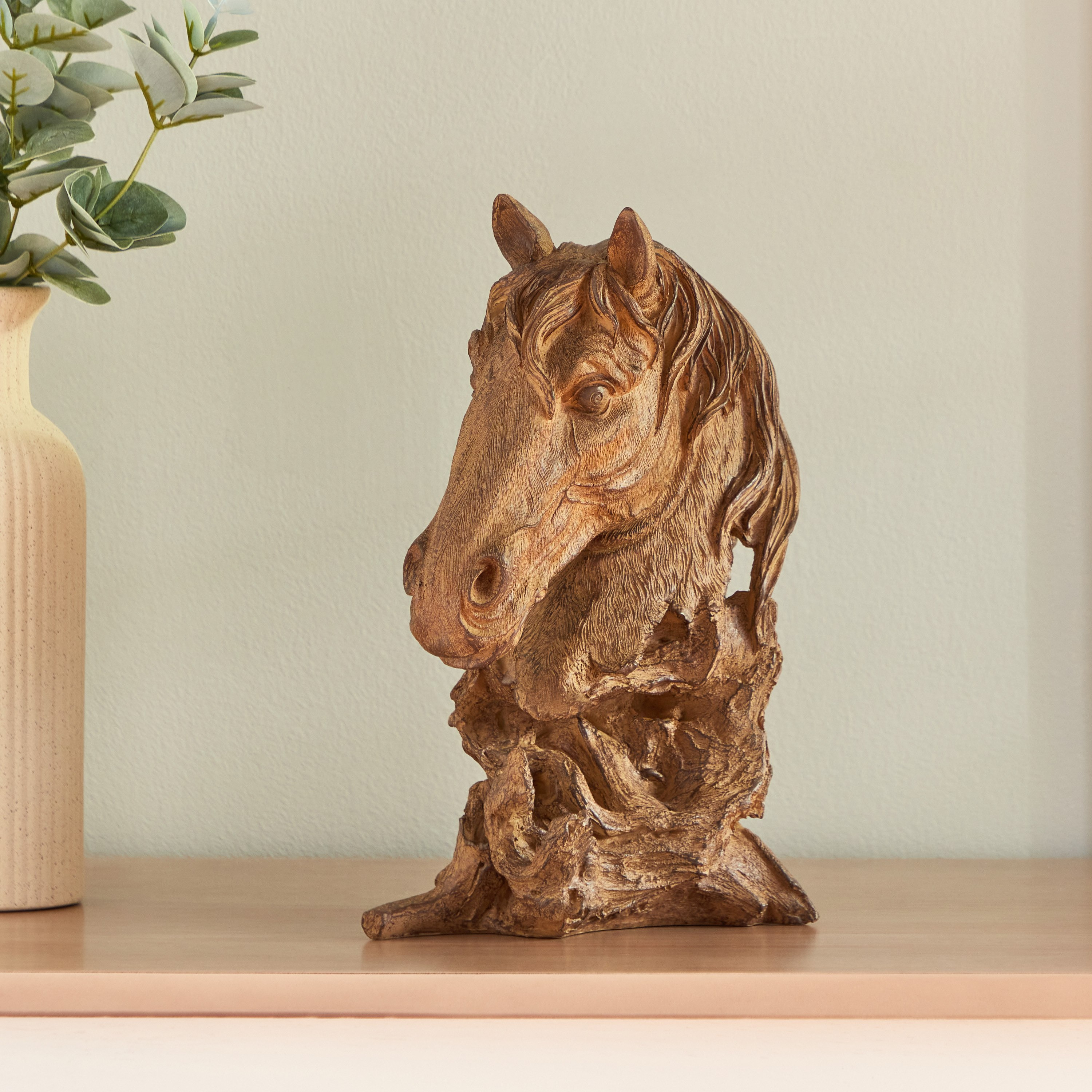 منحوتة ديكور بتصميم رأس حصان من سيم - 21.5x12.5x30.5 سم-hbxhomeware-homedecor-figurinesandornaments-image-2