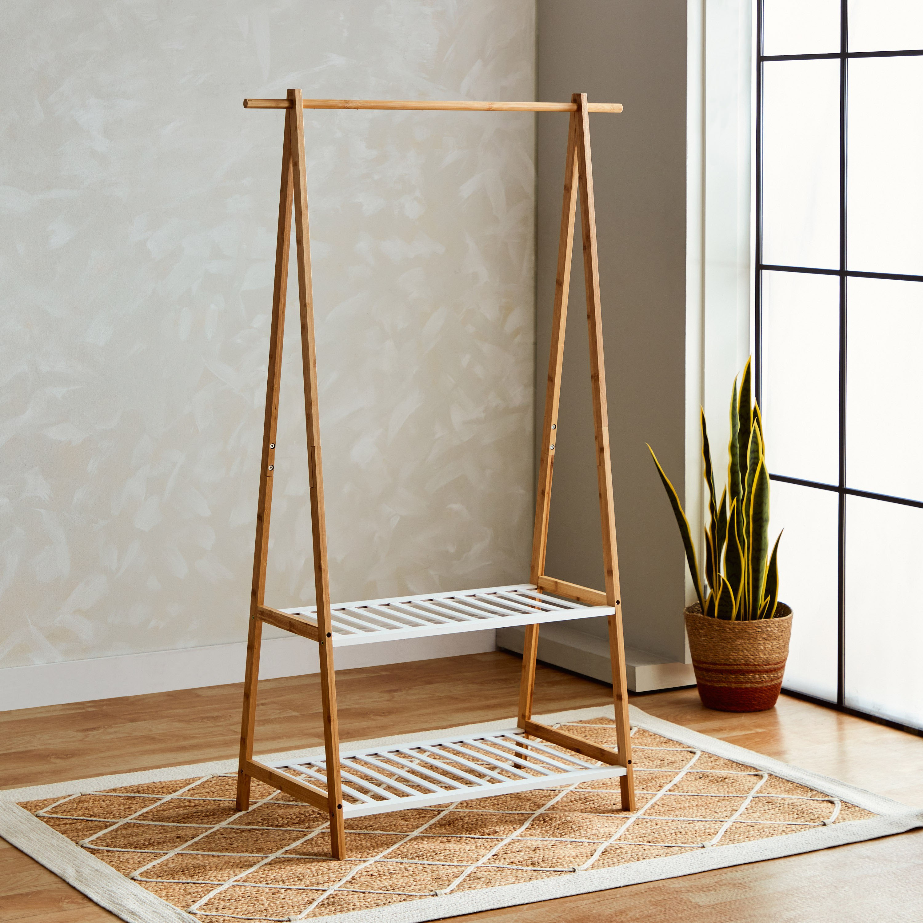 Lexus 2-Tier Storage with Garment Rack - 90x43x152 cm-PROMO_HB_AE_B1G1_250925-image-2