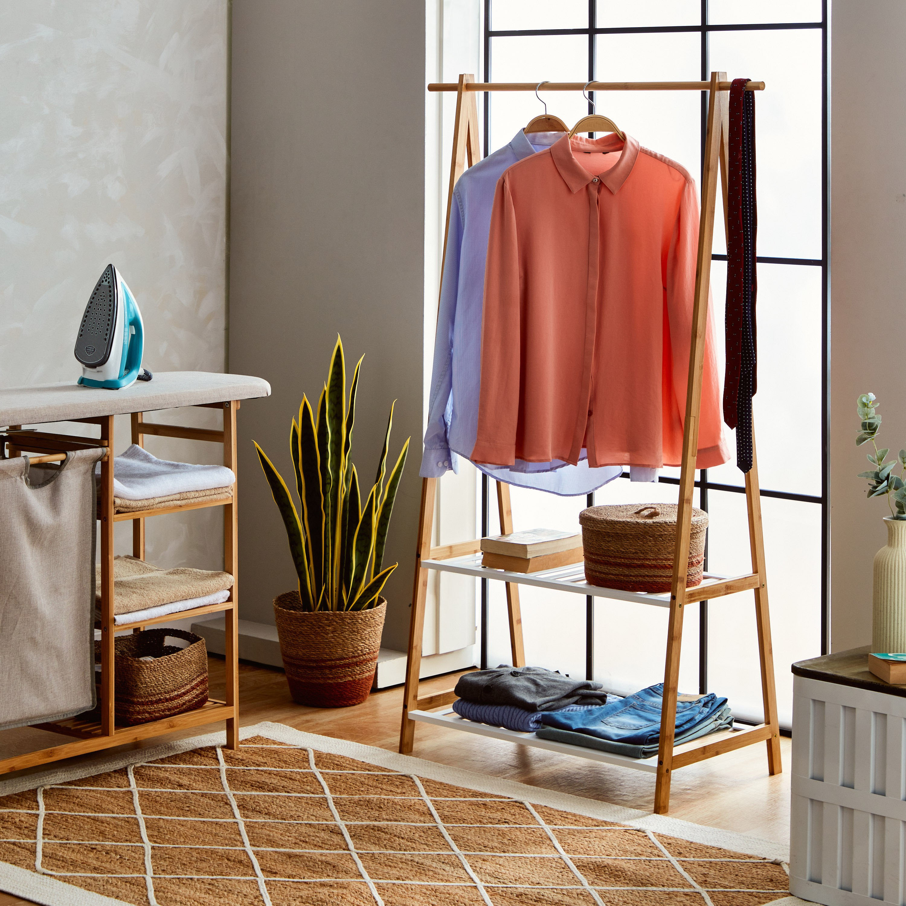 Lexus 2-Tier Storage with Garment Rack - 90x43x152 cm-PROMO_HB_AE_B1G1_250925-image-6