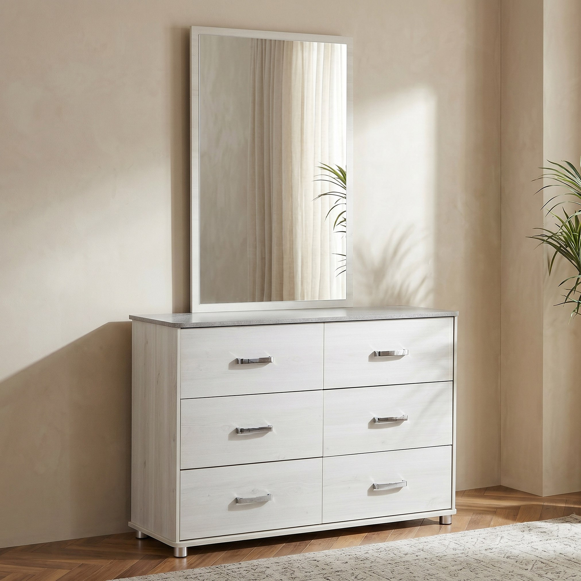 طقم غرفة نوم سوبر كينج 5 قطع - ألينا من موڤو  - 200x200 سم-hbxbedroom-bedsandbedsets-bedroomsets-superking-image-10