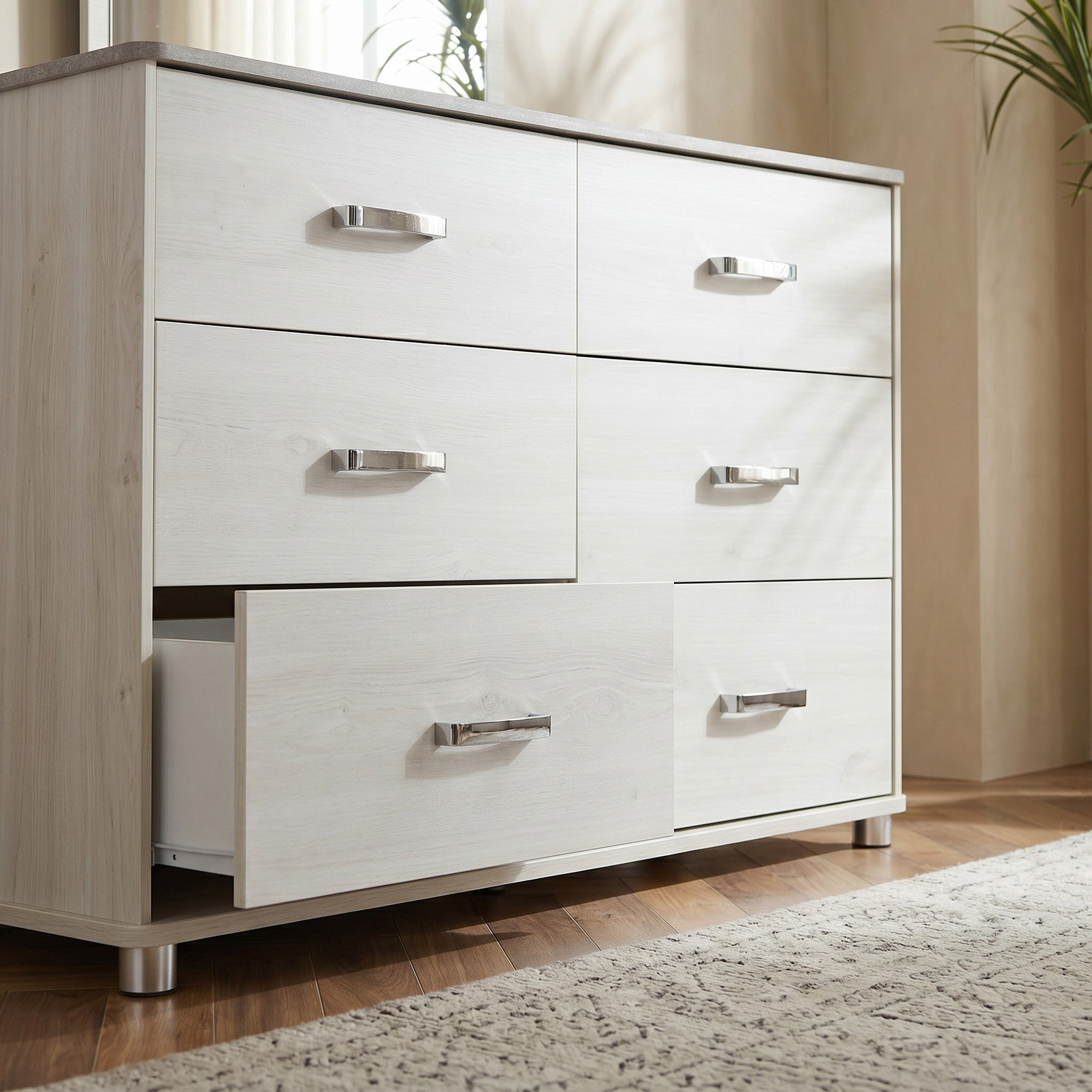 طقم غرفة نوم سوبر كينج 5 قطع - ألينا من موڤو  - 200x200 سم-hbxbedroom-bedsandbedsets-bedroomsets-superking-image-12