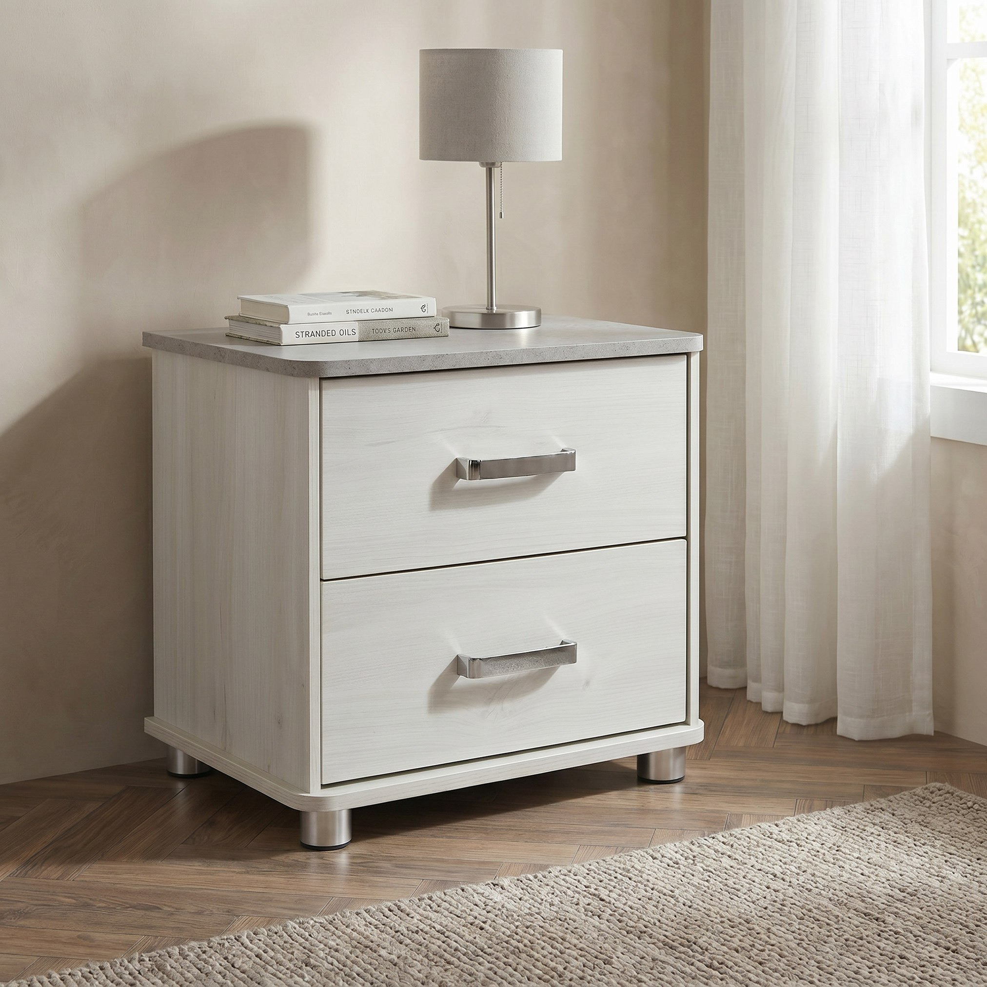 طقم غرفة نوم سوبر كينج 5 قطع - ألينا من موڤو  - 200x200 سم-hbxbedroom-bedsandbedsets-bedroomsets-superking-image-7