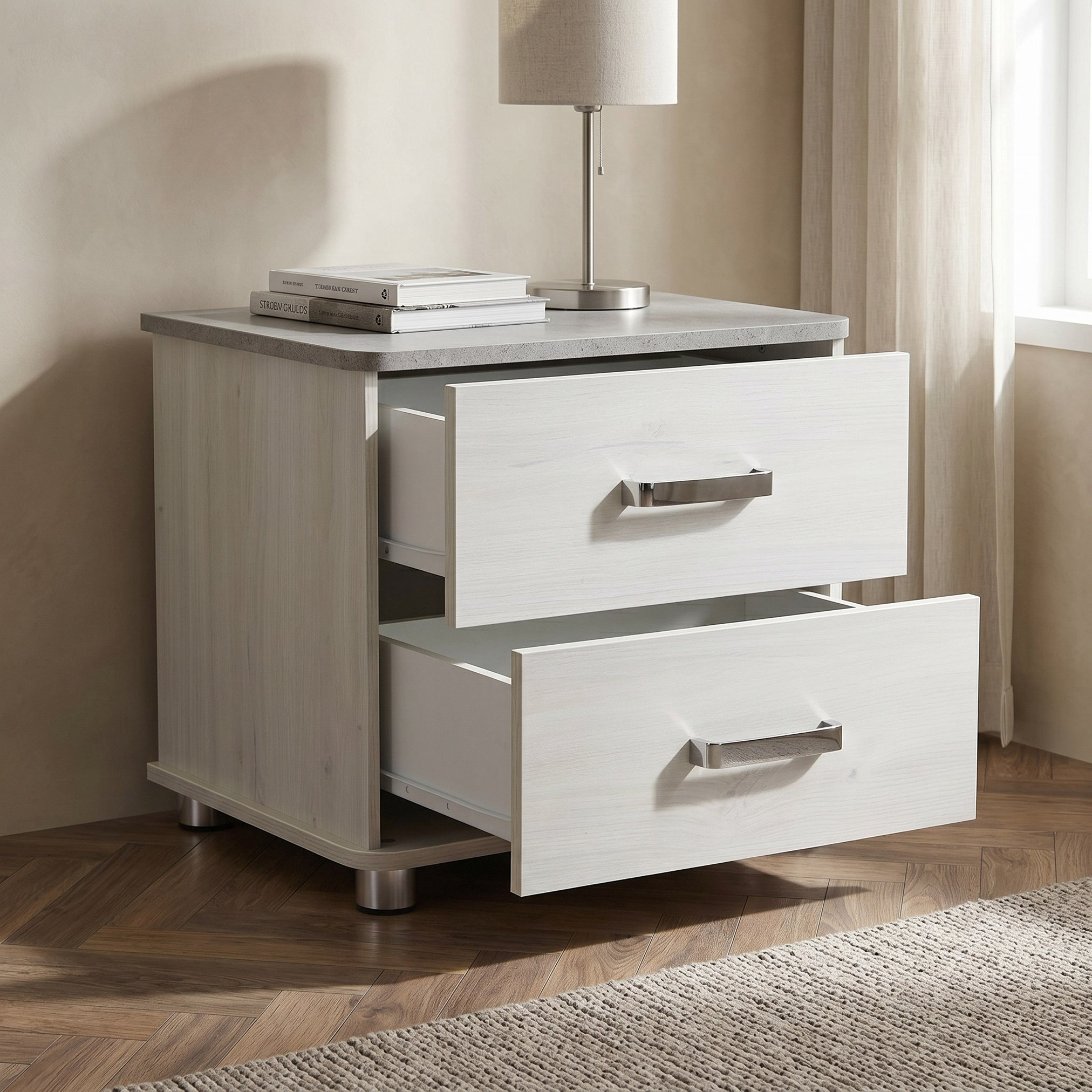 طقم غرفة نوم سوبر كينج 5 قطع - ألينا من موڤو  - 200x200 سم-hbxbedroom-bedsandbedsets-bedroomsets-superking-image-9
