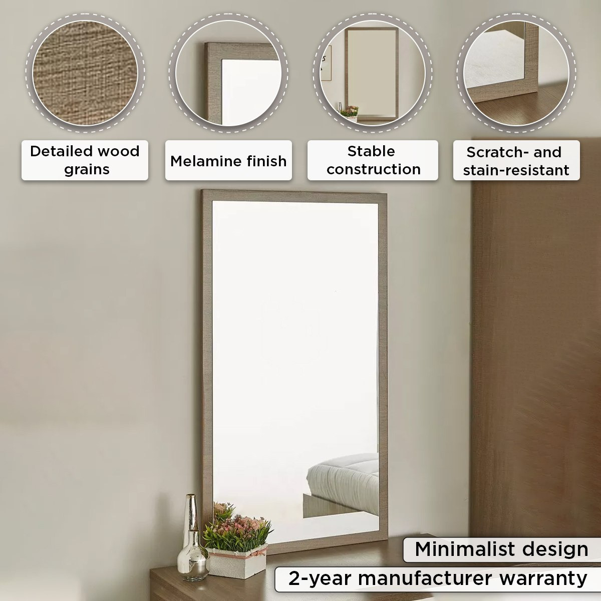 Ireland Mirror without Dresser-hbxfurniture-bedroom-dressersandmirrors-image-4