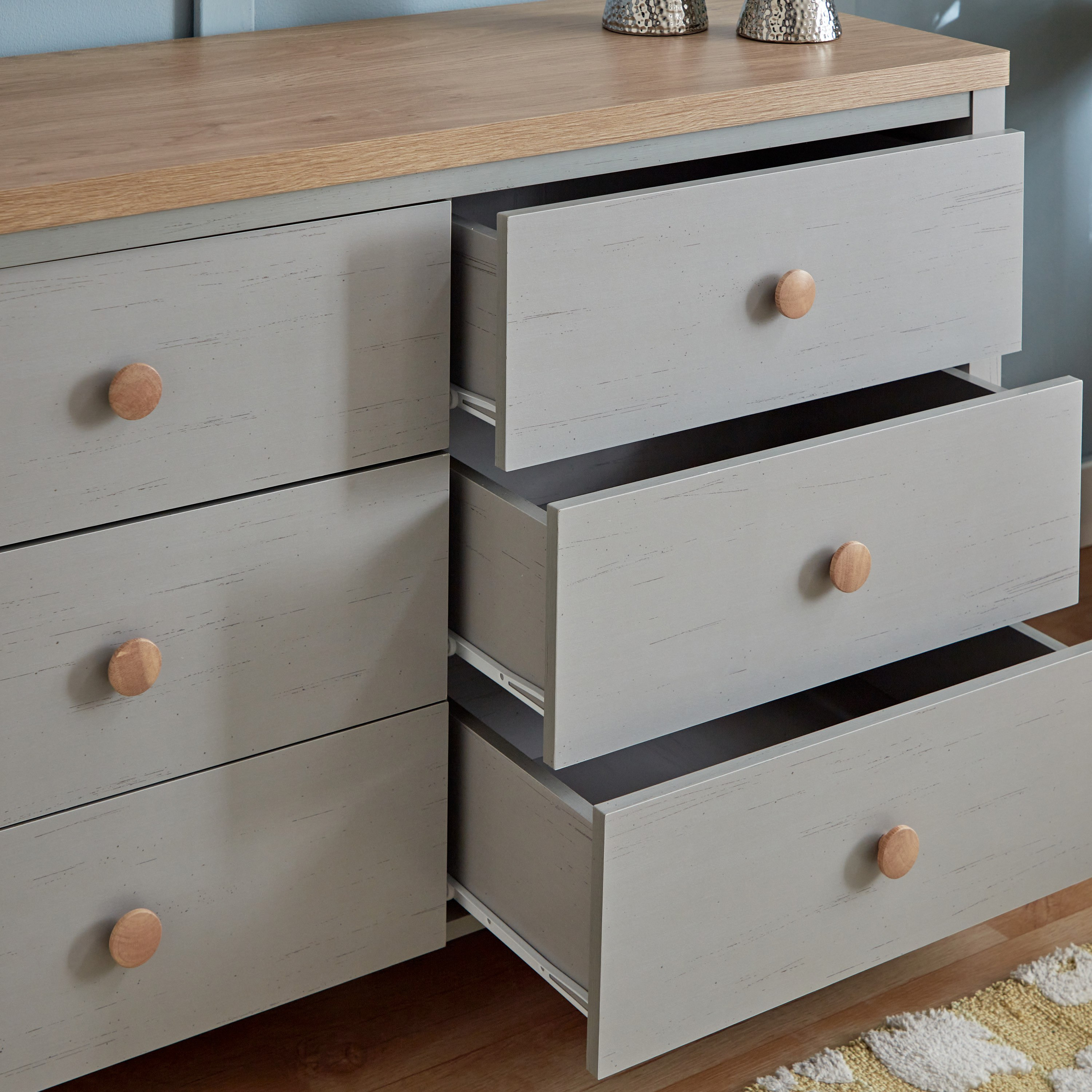 طاولة تزيين رئيسية دون مرآة 6 أدراج من فينسي-hbxfurniture-bedroom-dressersandmirrors-image-3