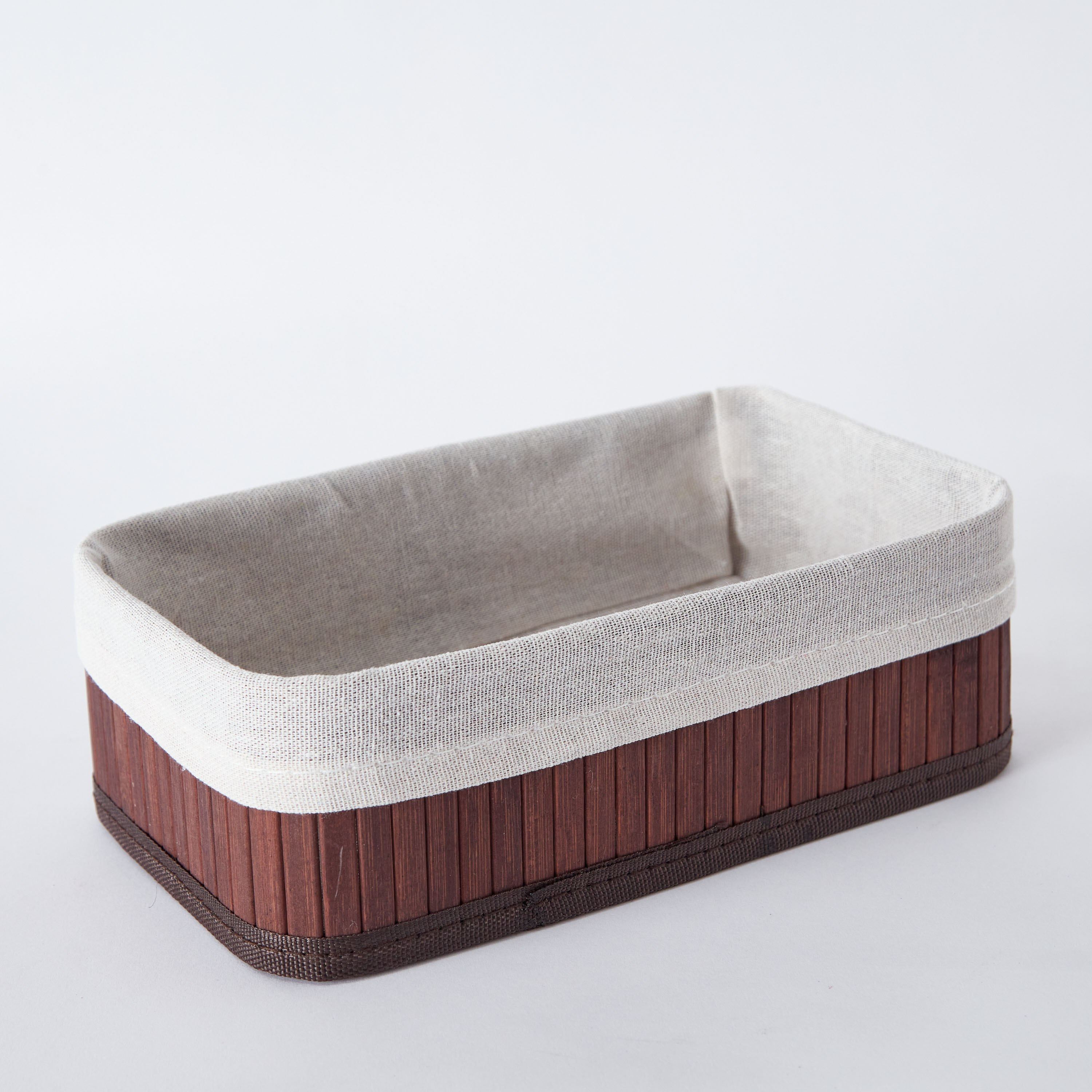 Knock Down Bamboo Collapsible Small Storage Basket - 25x15x8 cm-hbxbedroom-bedroomaccessories-bedroomstorage-image-6