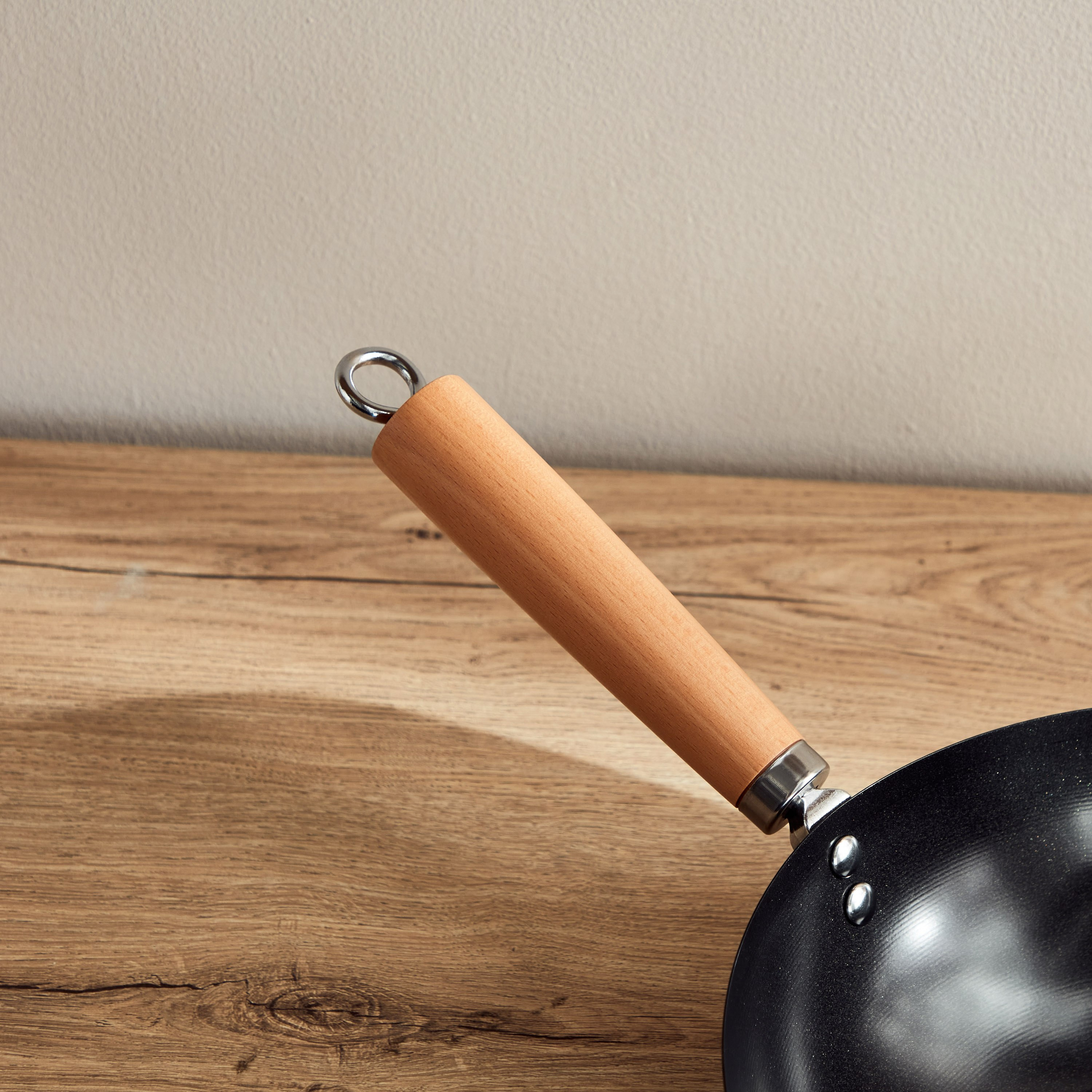 La Natura Carbon Steel Wok - 28 cm-hbxhomeware-hbxkitchen-image-3
