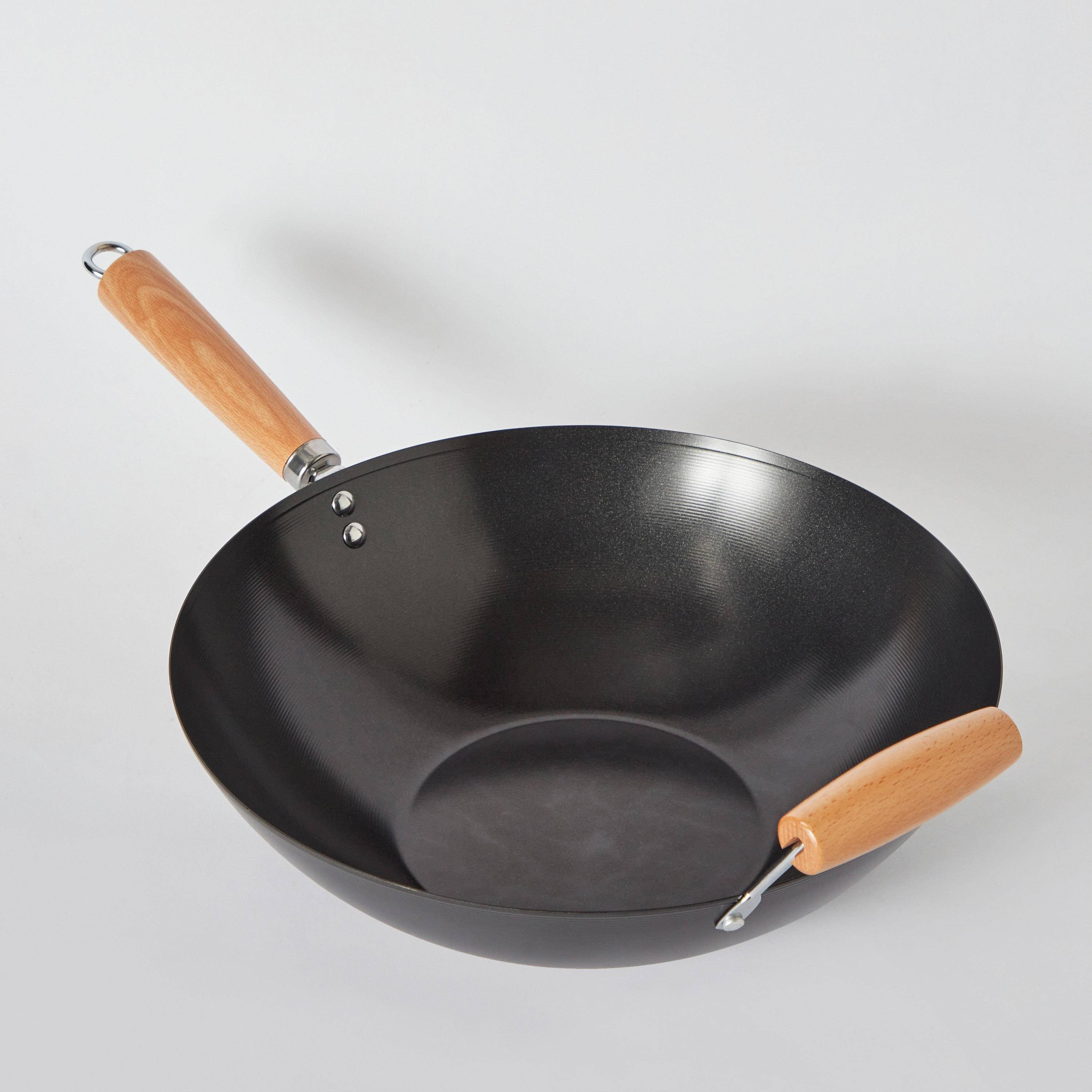 مقلاة ووك صلب كربوني بإطار شبكي ستيل من لا ناتورا - 35.5 سم-hbxhomeware-hbxkitchen-image-8