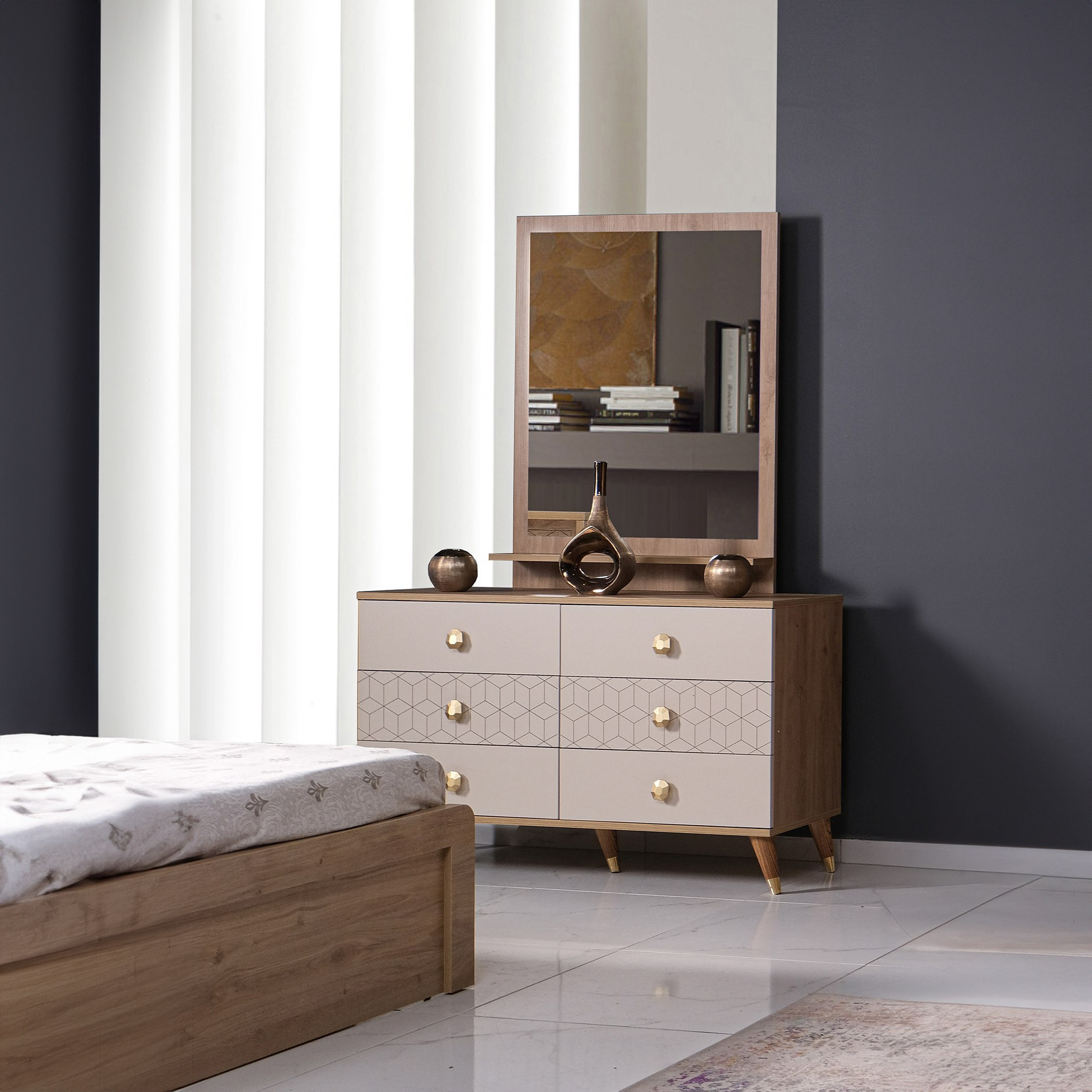 Pandora 5-Piece King Bedroom Set - 180x200 cm-hbxbedroom-bedsandbedsets-bedroomsets-king-image-10