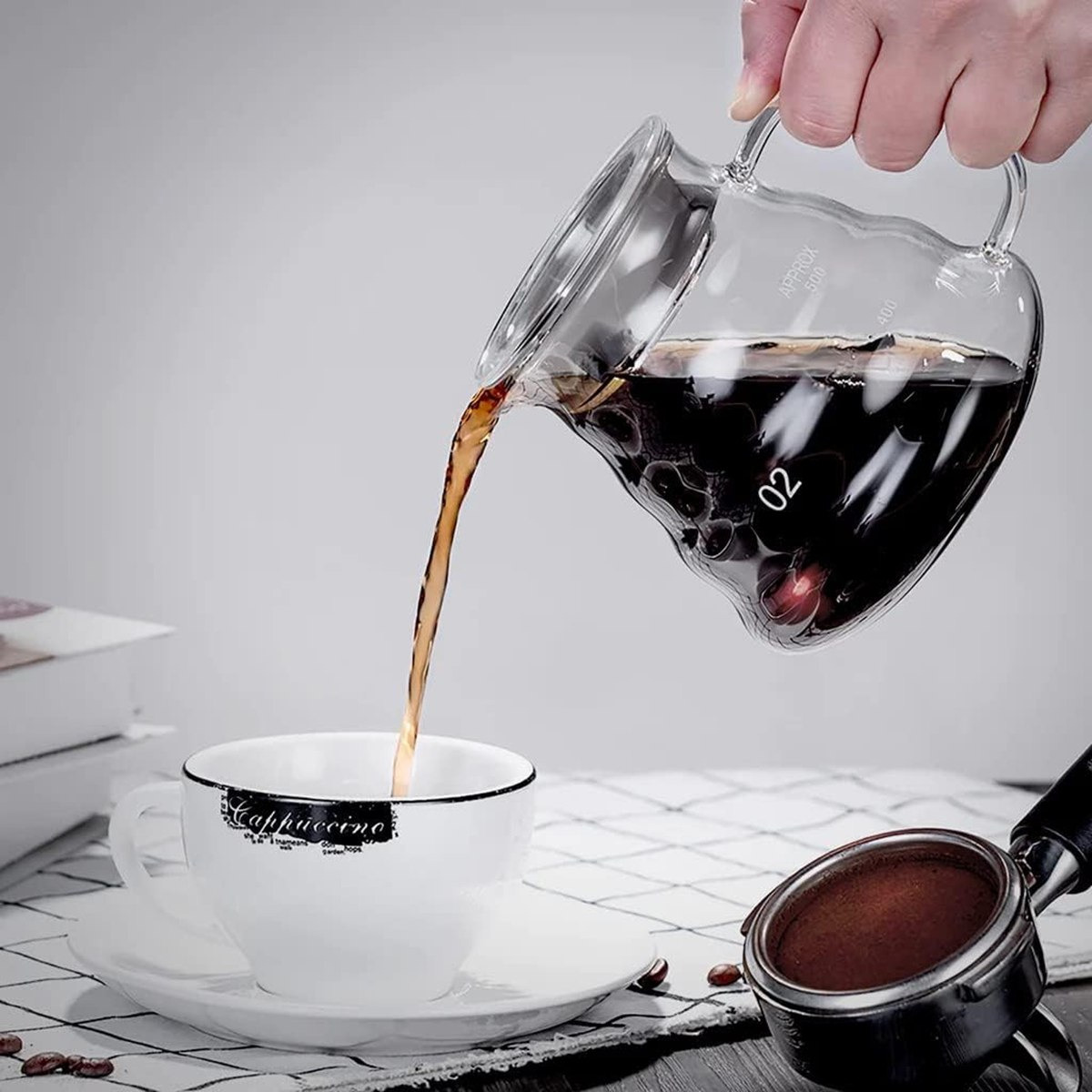 وعاء قهوة زجاج البوروسيليكات من زين - 600 مل-hbxhomeware-hbxkitchen-image-5