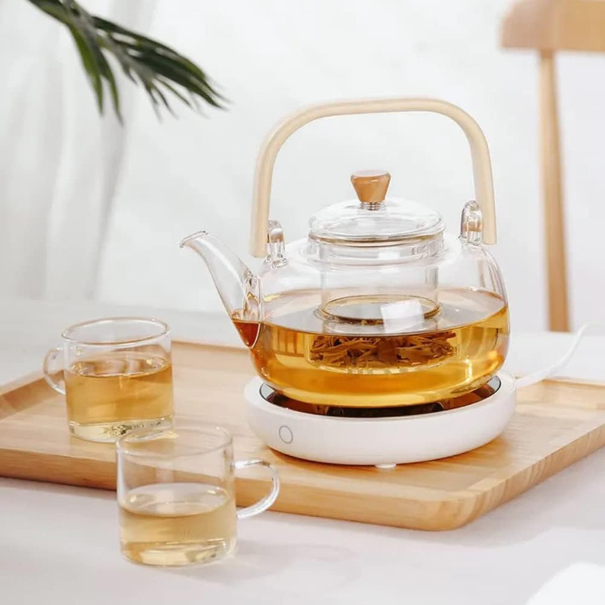 إبريق شاي زجاج بوروسيليكات بمصفاة من زين - 1 لتر-hbxhomeware-hbxkitchen-image-5