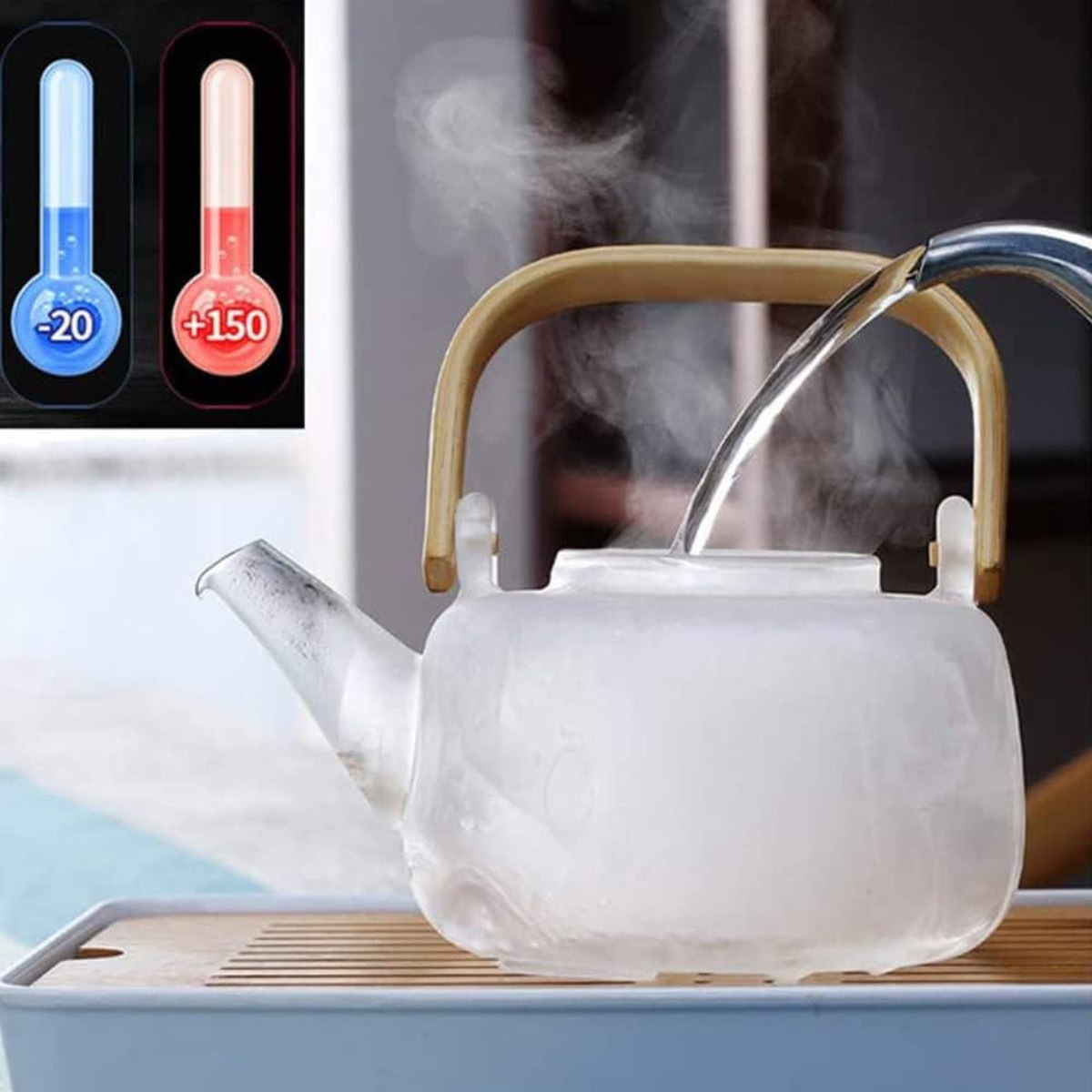 إبريق شاي زجاج بوروسيليكات بمصفاة من زين - 1 لتر-hbxhomeware-hbxkitchen-image-6
